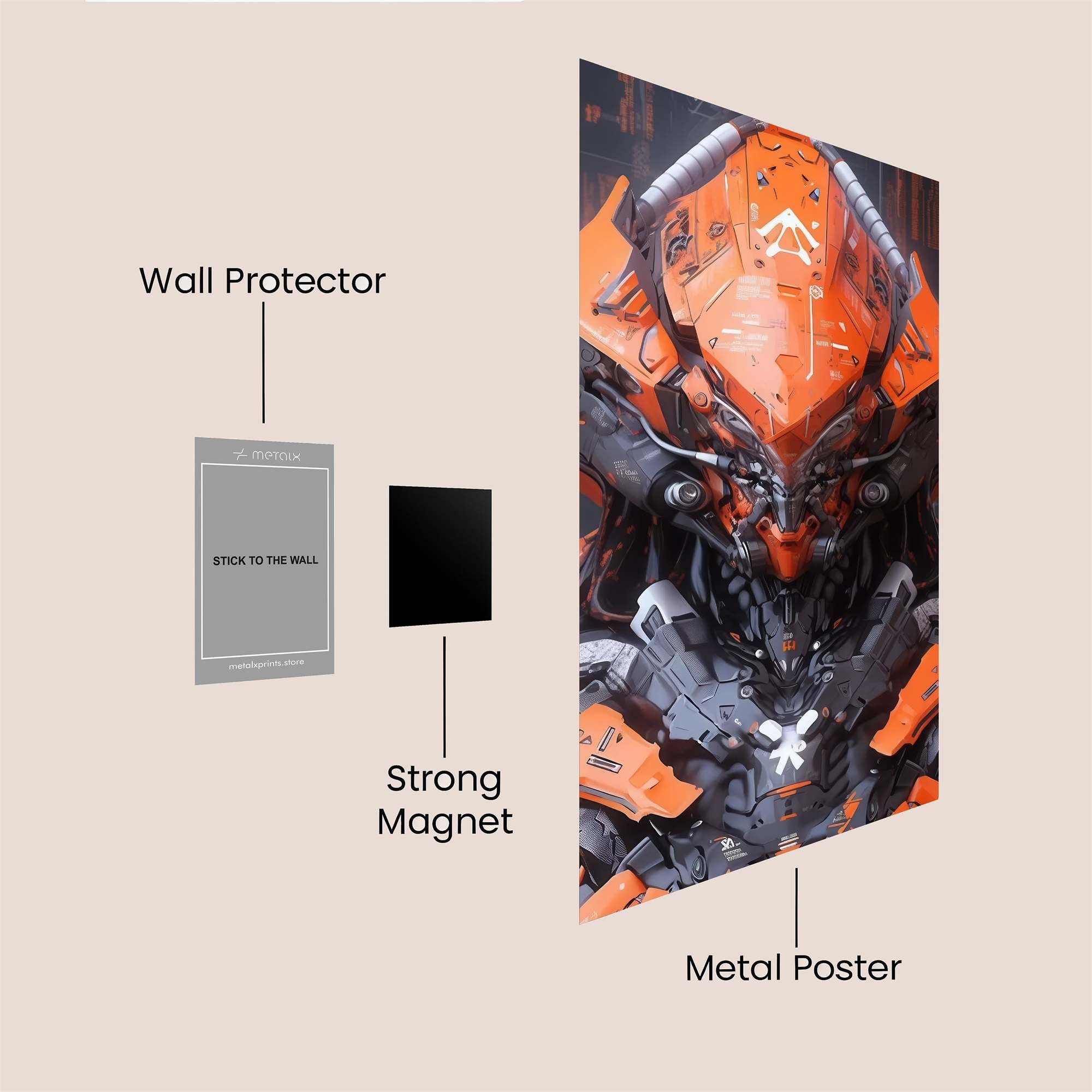 Sentinel Blaze Safe Wall Magnetic / M