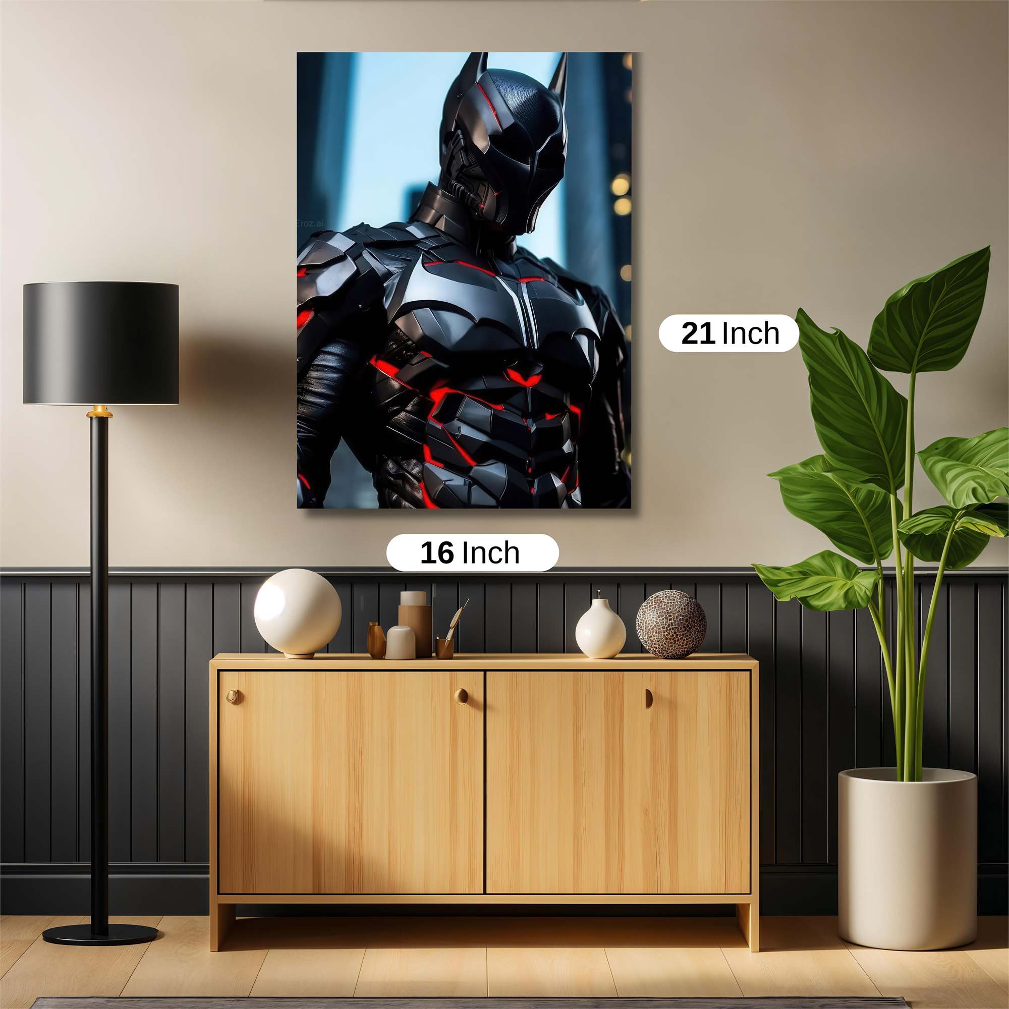 Batman Intense Safe Wall Magnetic / M