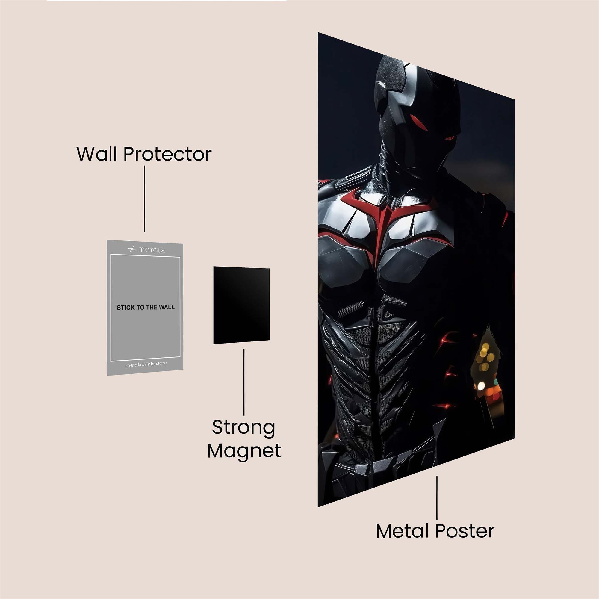 Blackwing Menace Safe Wall Magnetic / M