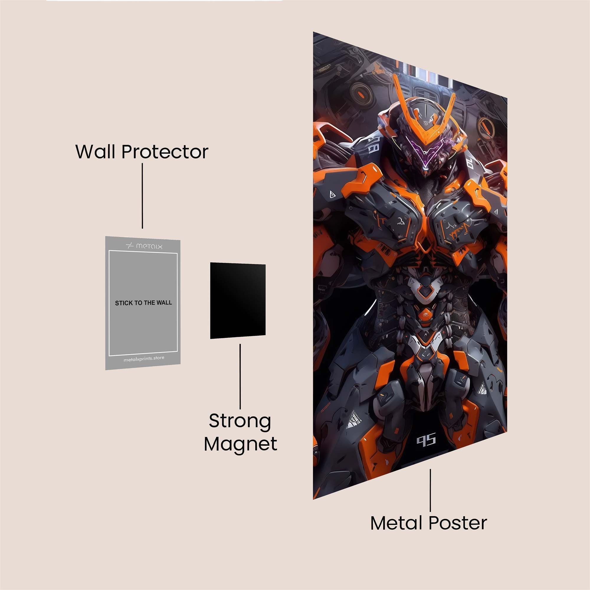 Sentinel Menace Safe Wall Magnetic / M