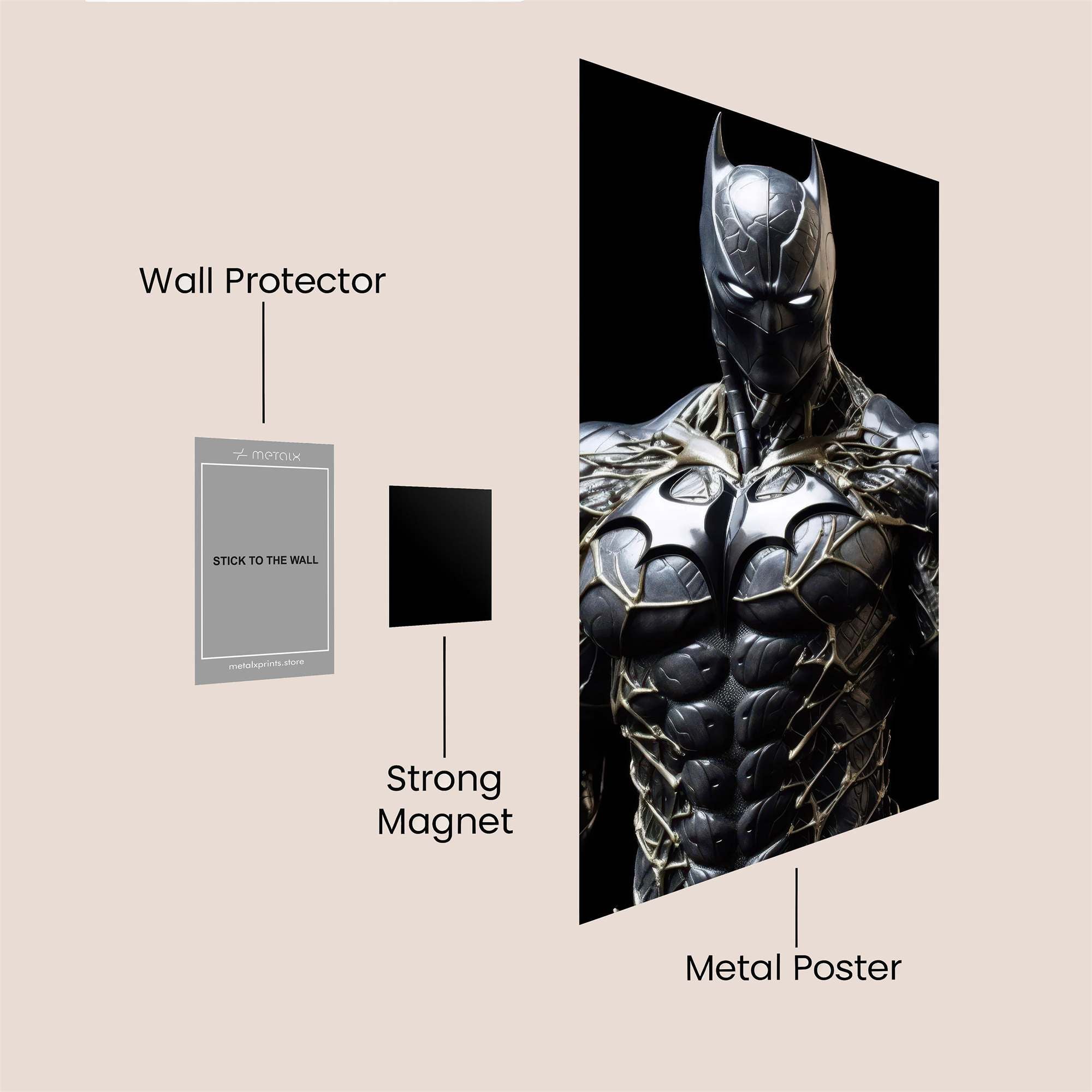 Batman Intense Safe Wall Magnetic / M