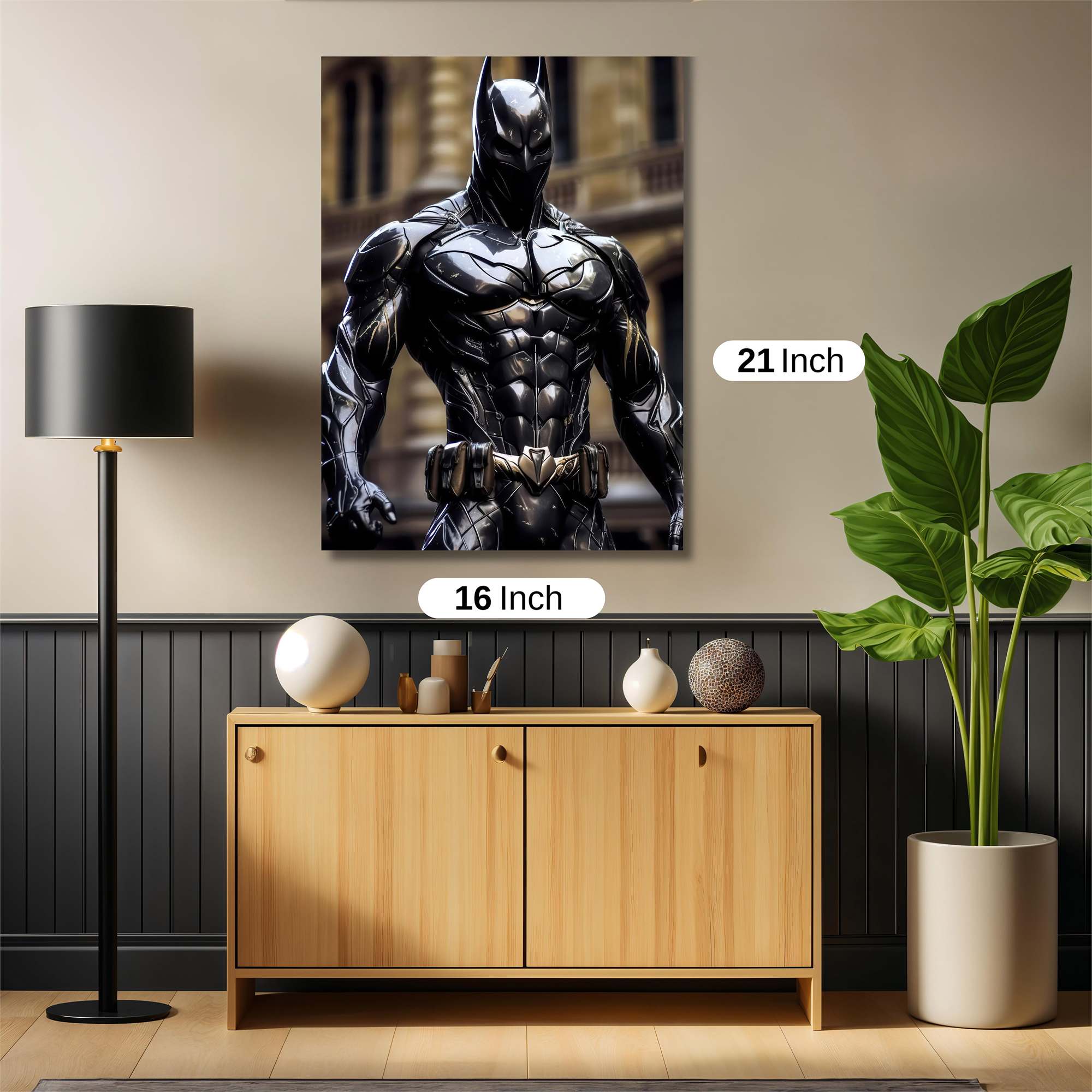 Batman Brooding Safe Wall Magnetic / M