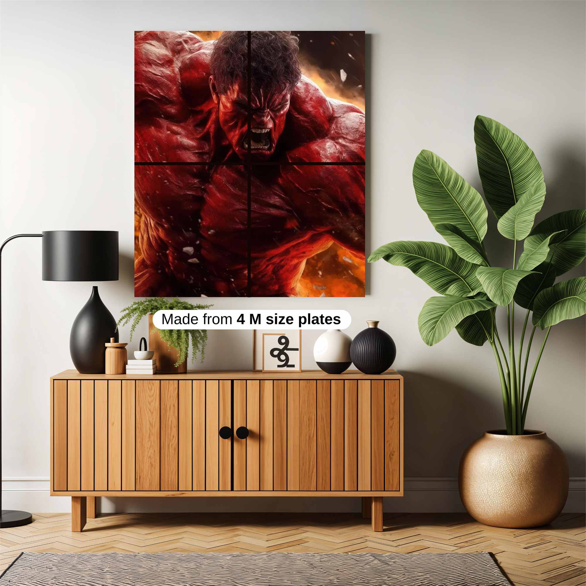 Hulk Rageful Safe Wall Magnetic / M