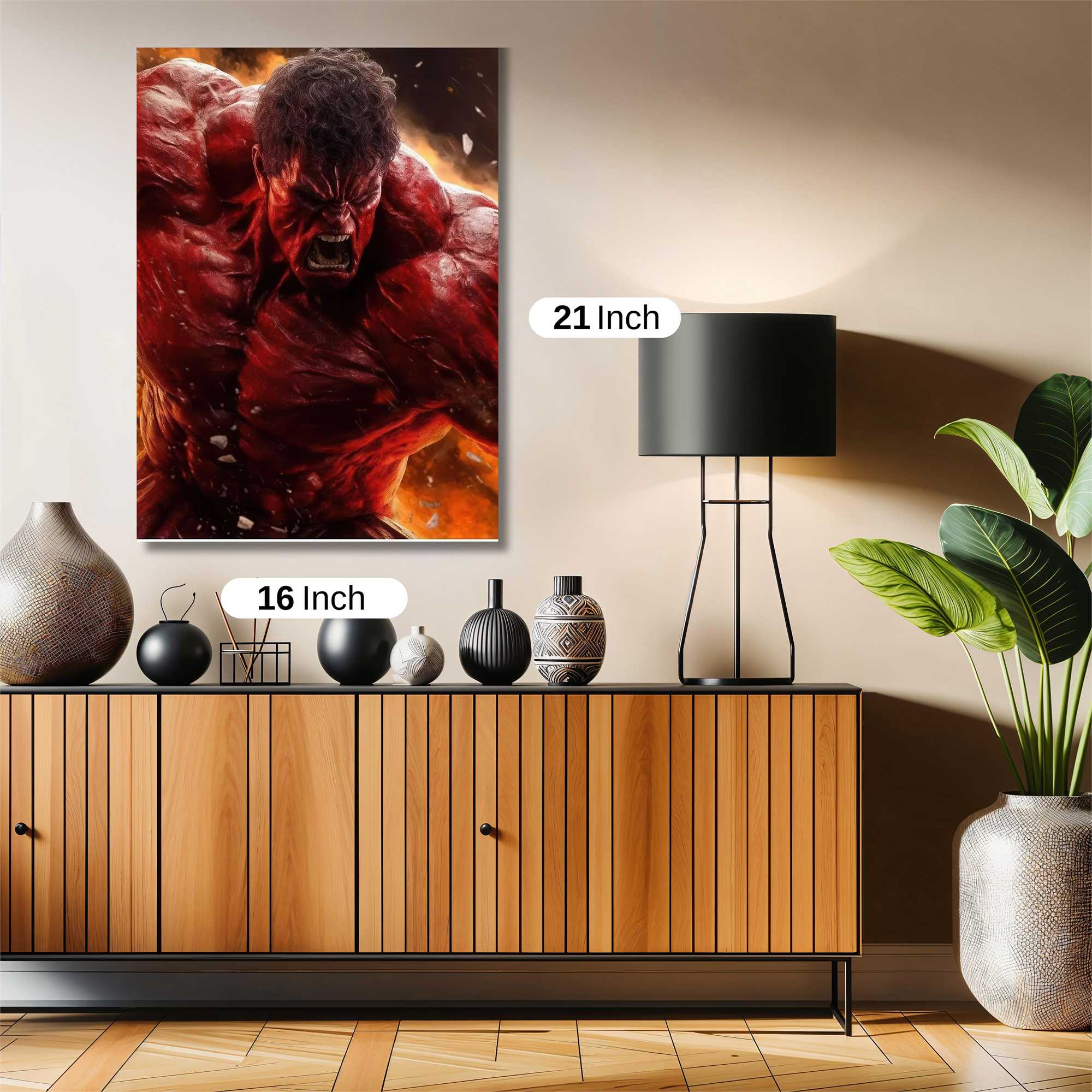 Hulk Rageful Safe Wall Magnetic / M