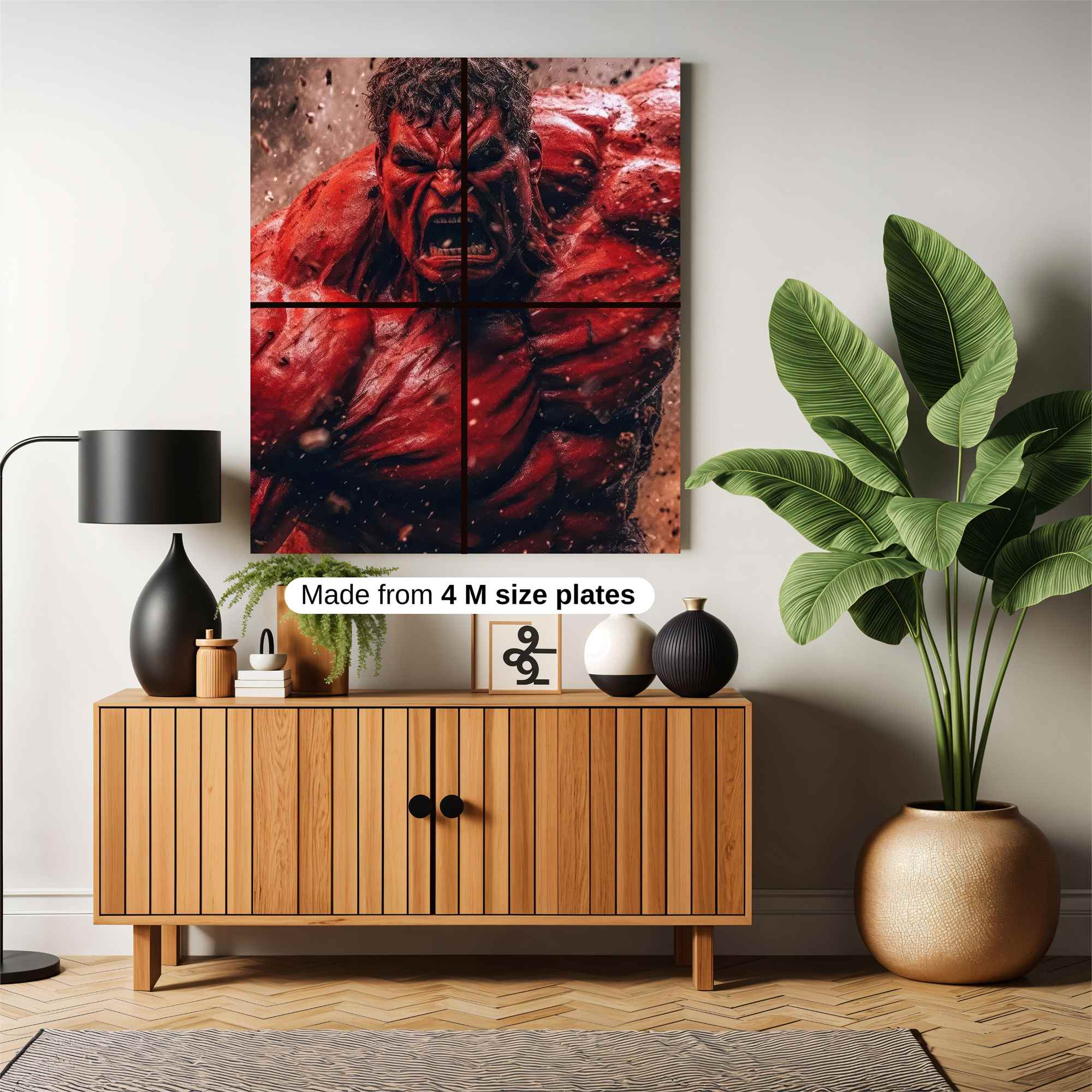 Hulk Rageful Safe Wall Magnetic / M