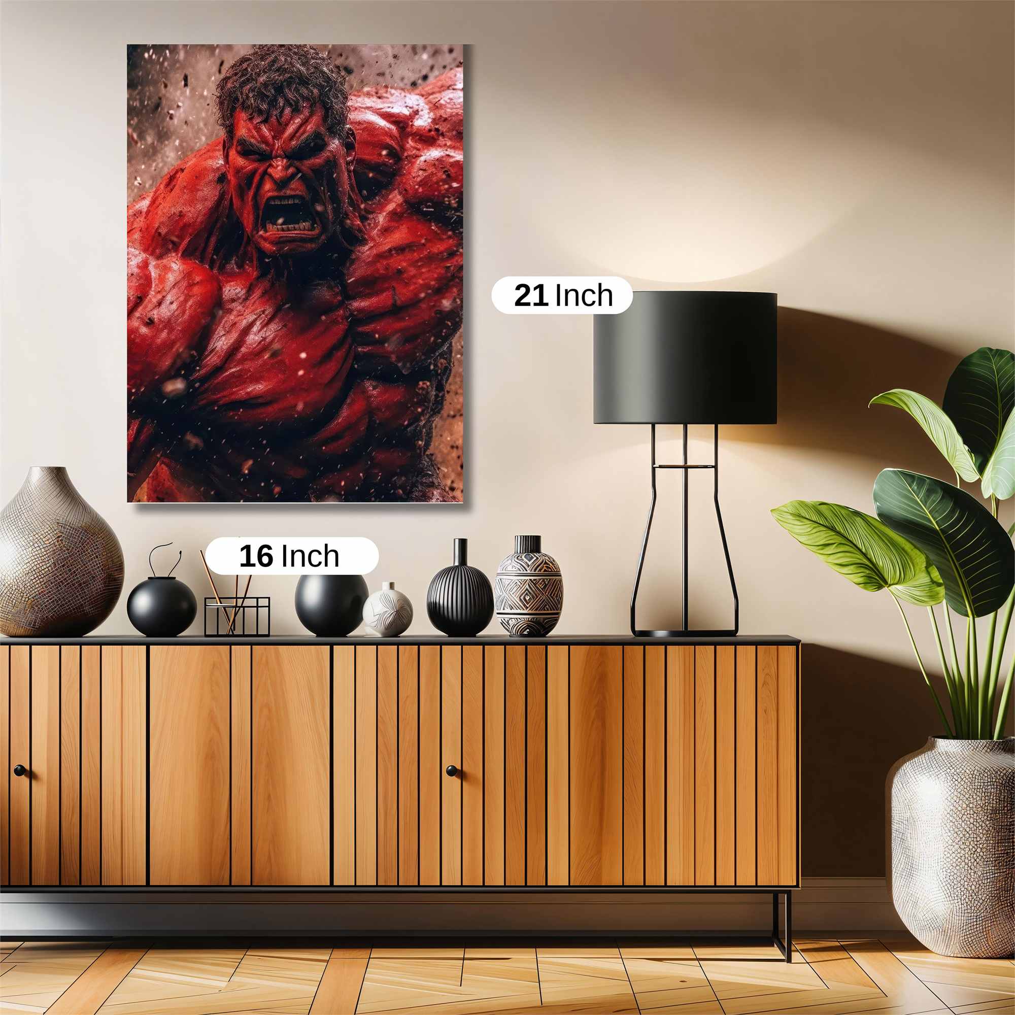 Hulk Rageful Safe Wall Magnetic / M