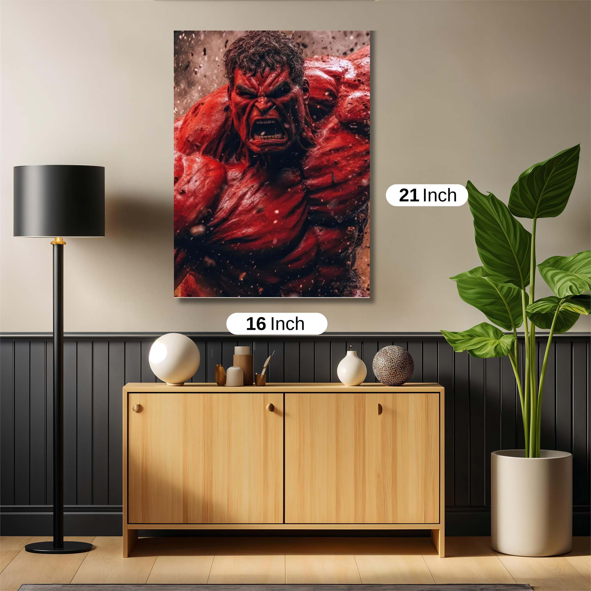 Hulk Rageful Safe Wall Magnetic / M