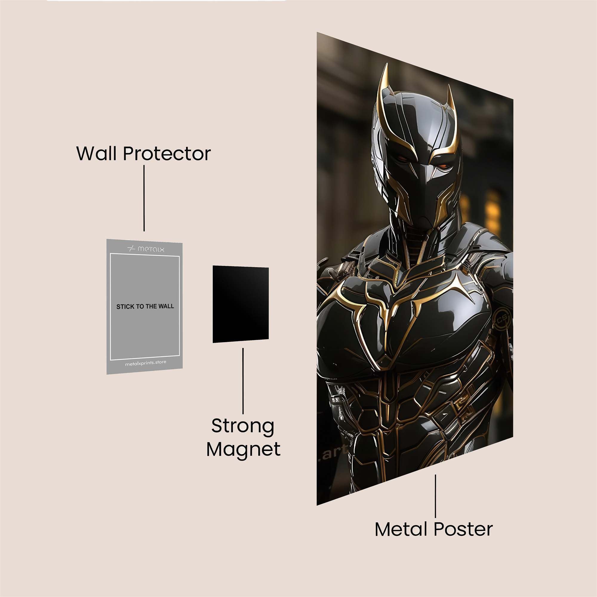 Batman Regal Safe Wall Magnetic / M
