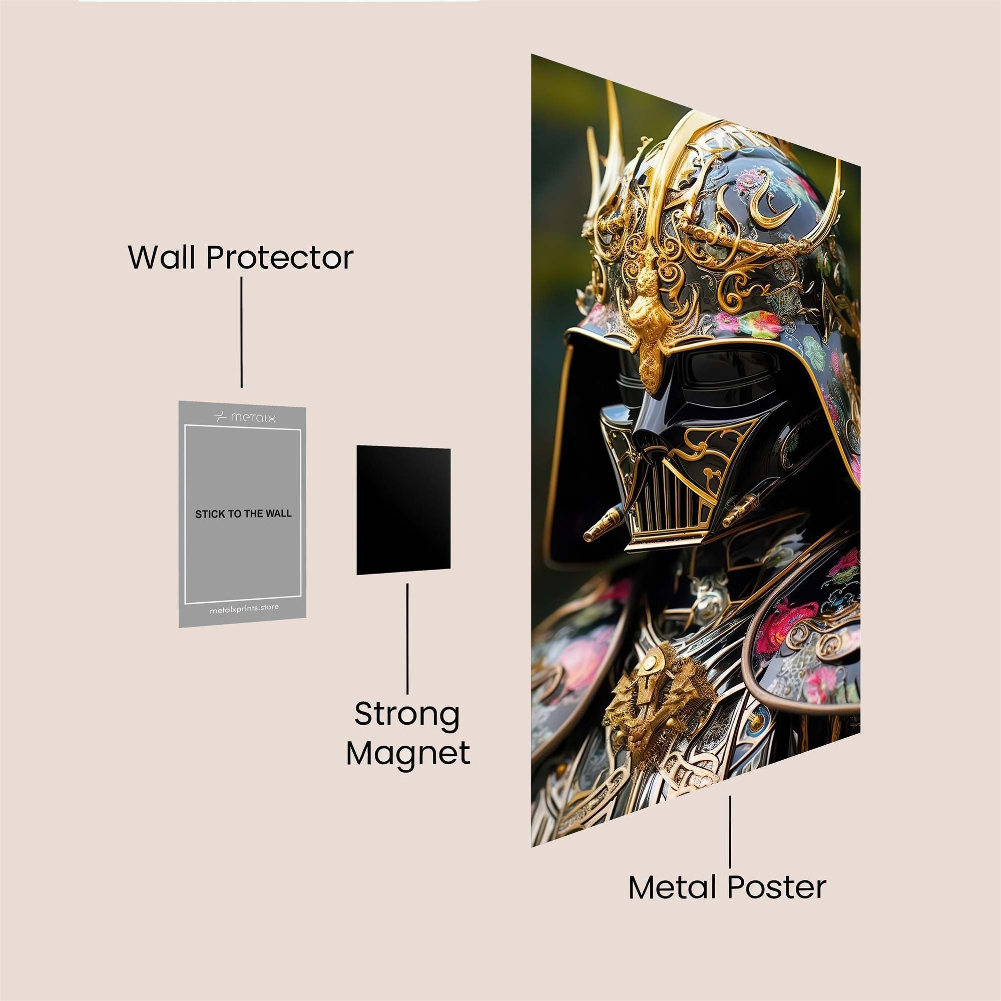 Vader Regal Safe Wall Magnetic / M