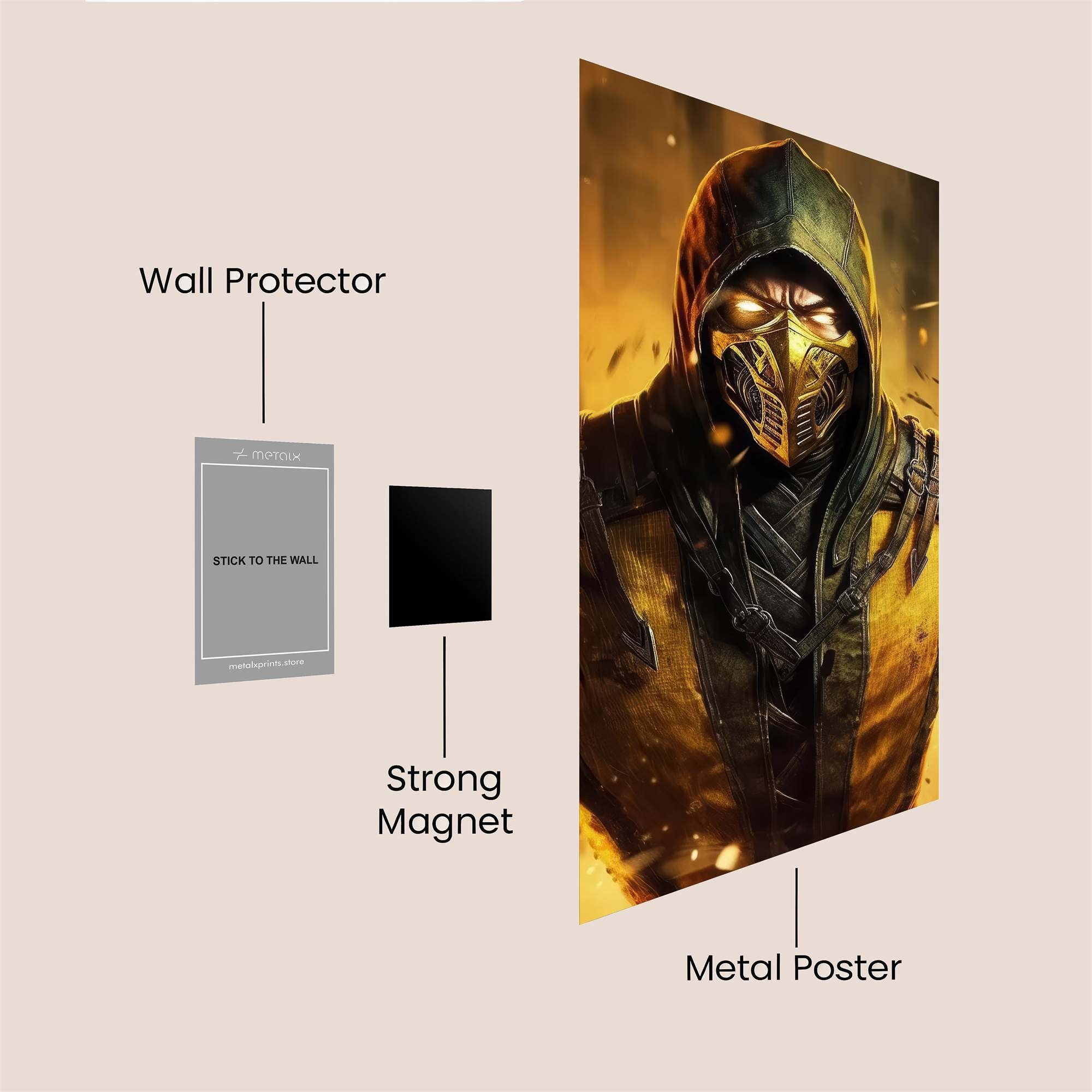 Scorpion Inferno Safe Wall Magnetic / M