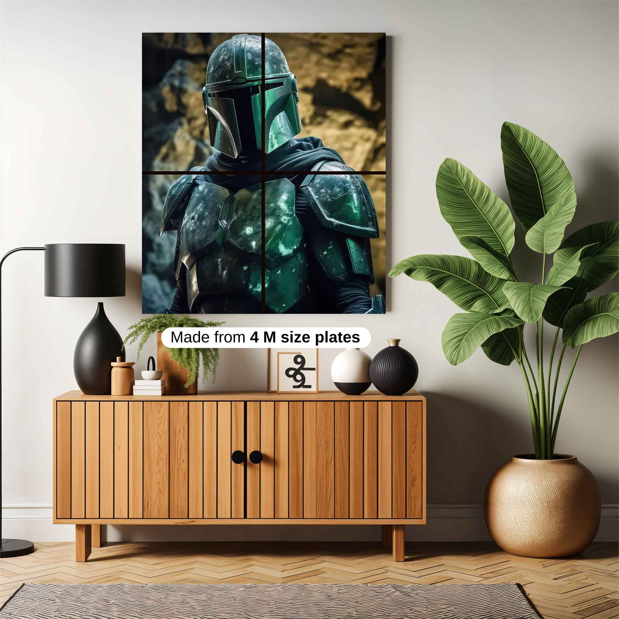 Mandalorian Mystique Safe Wall Magnetic / M
