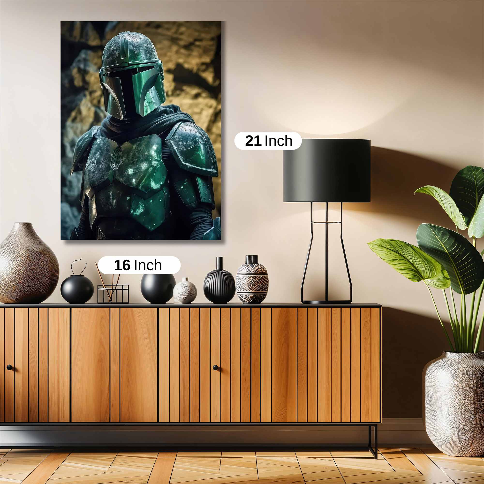 Mandalorian Mystique Safe Wall Magnetic / M