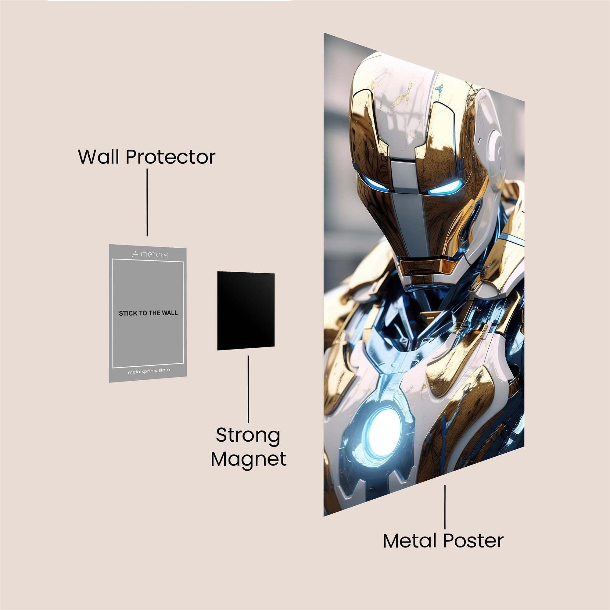 Ironheart Radiant Safe Wall Magnetic / M