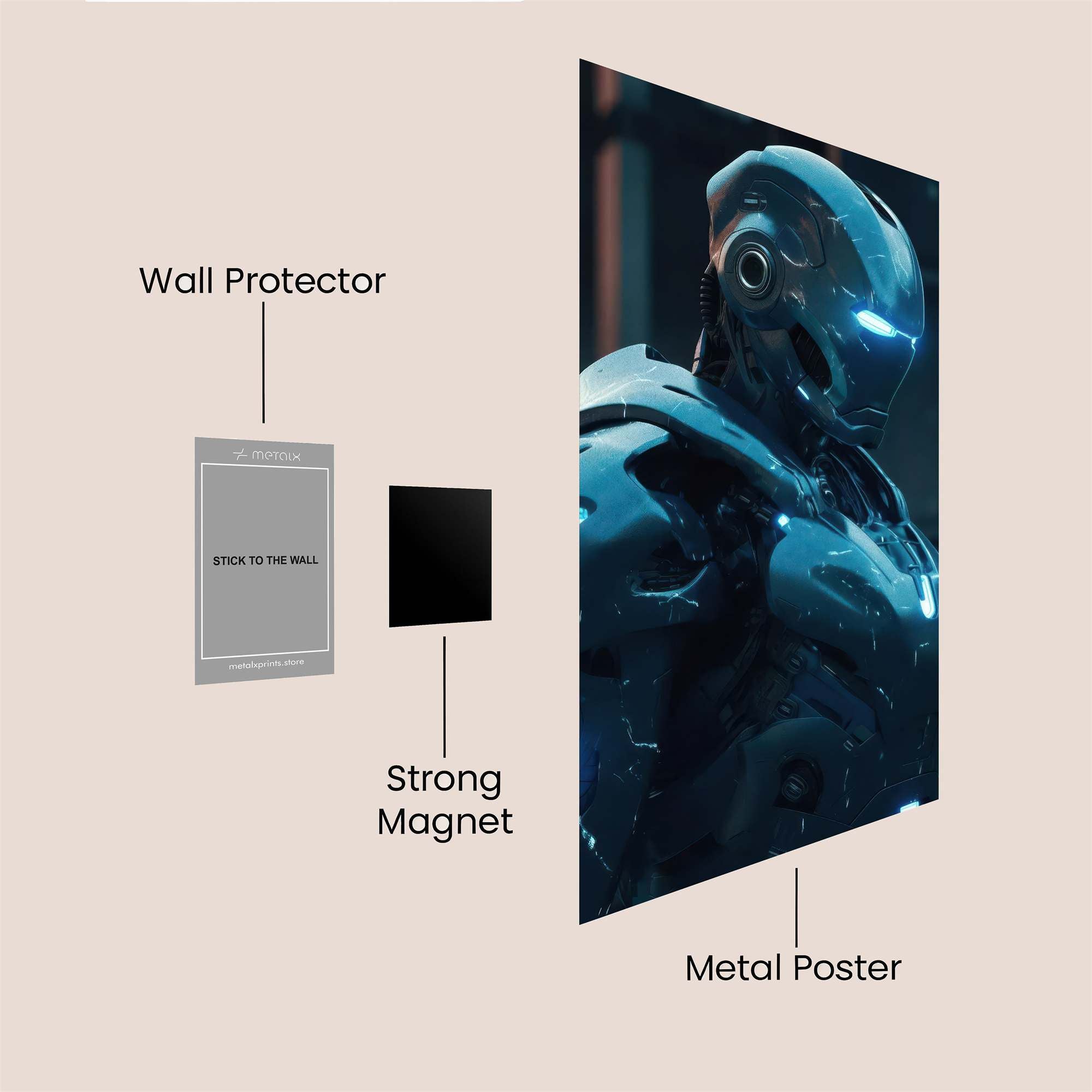 IronGuardian Safe Wall Magnetic / M