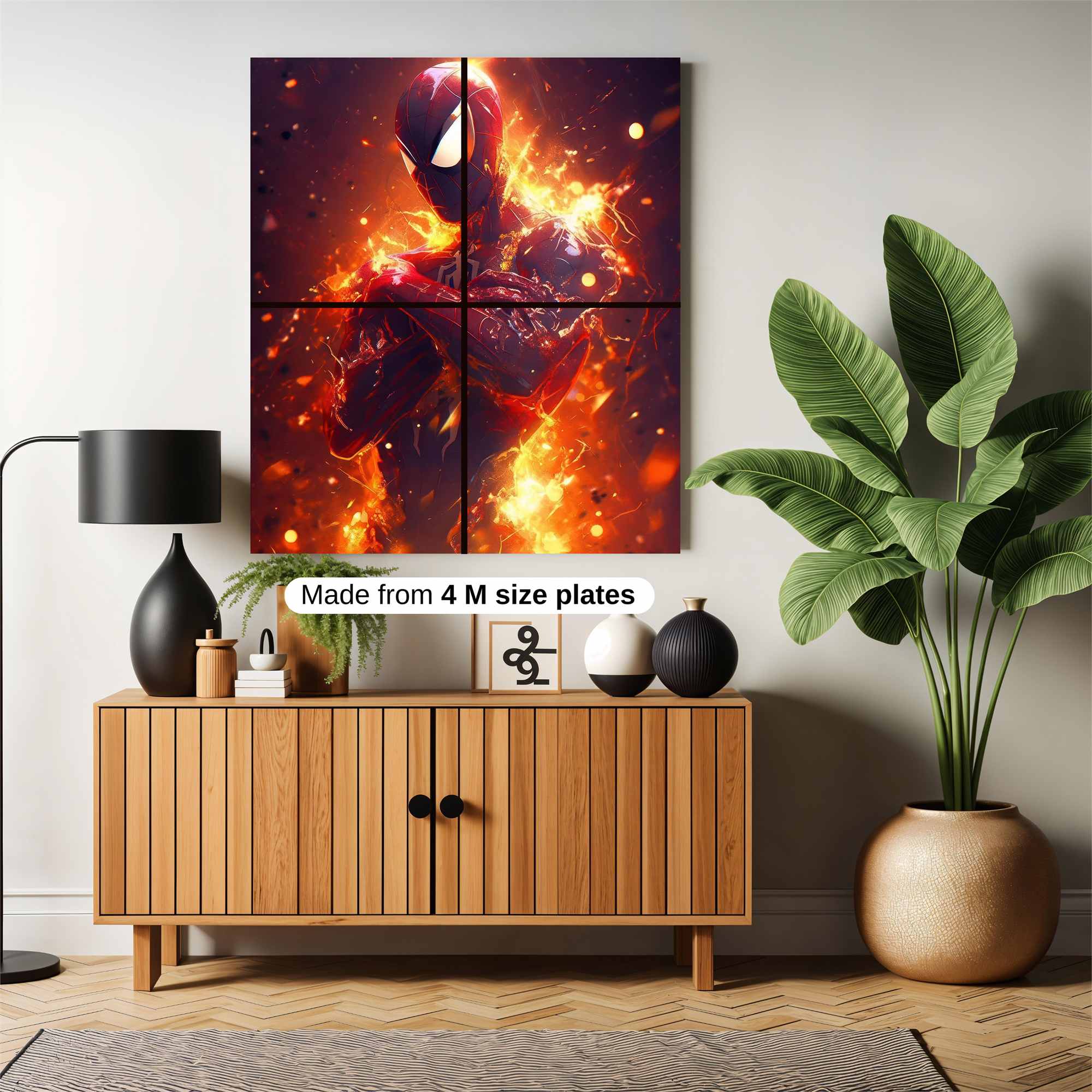 Spider Fiery Safe Wall Magnetic / M