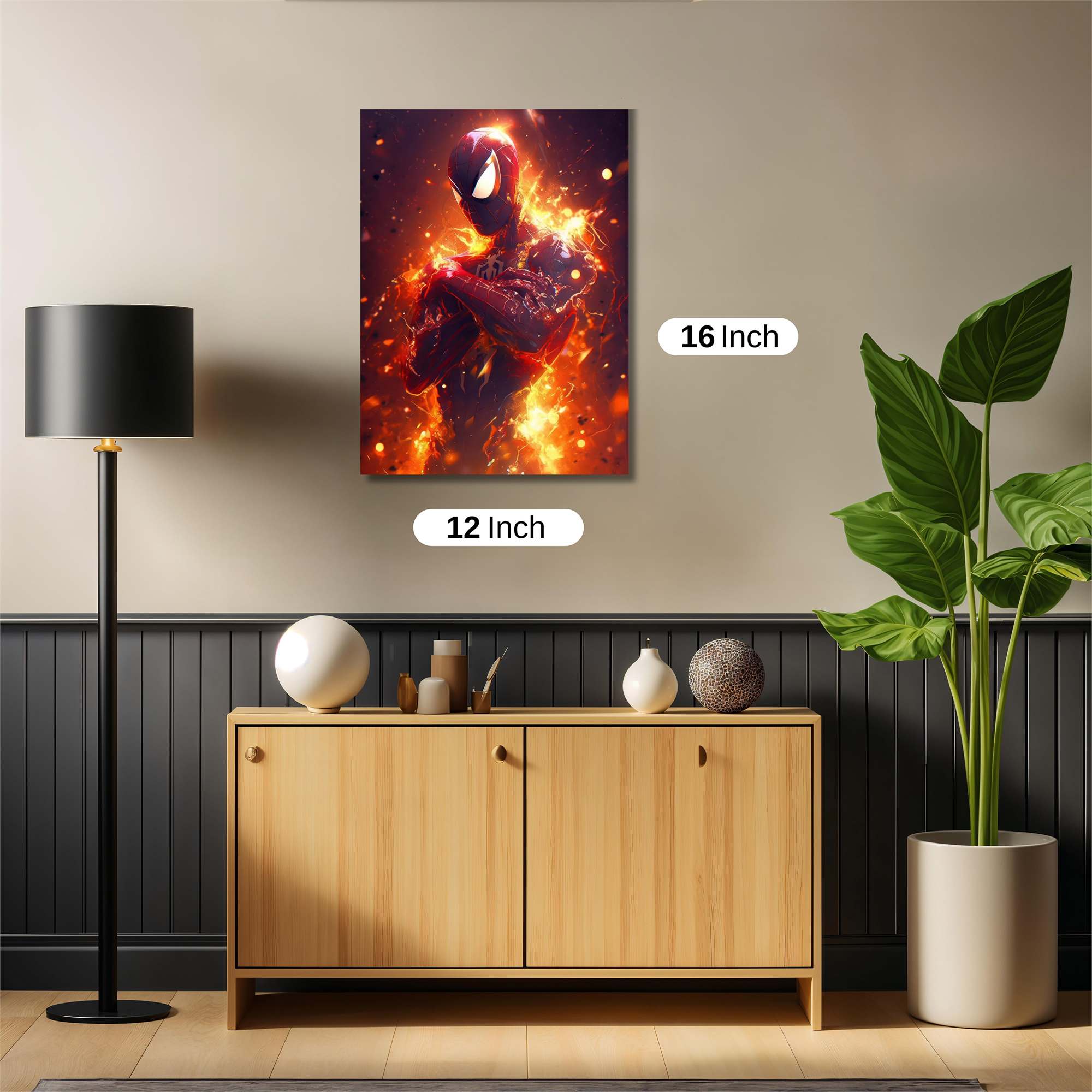 Spider Fiery Safe Wall Magnetic / M
