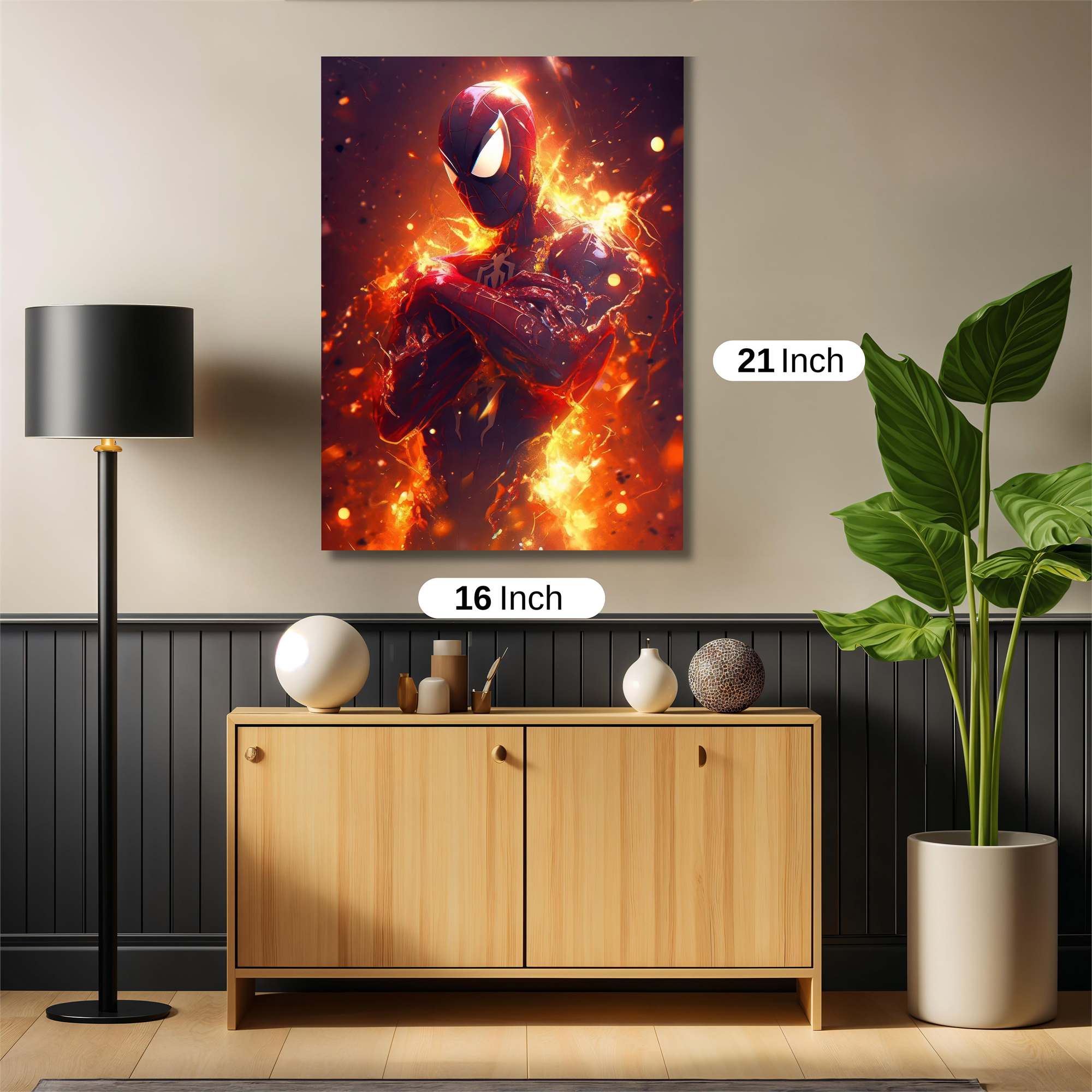 Spider Fiery Safe Wall Magnetic / M
