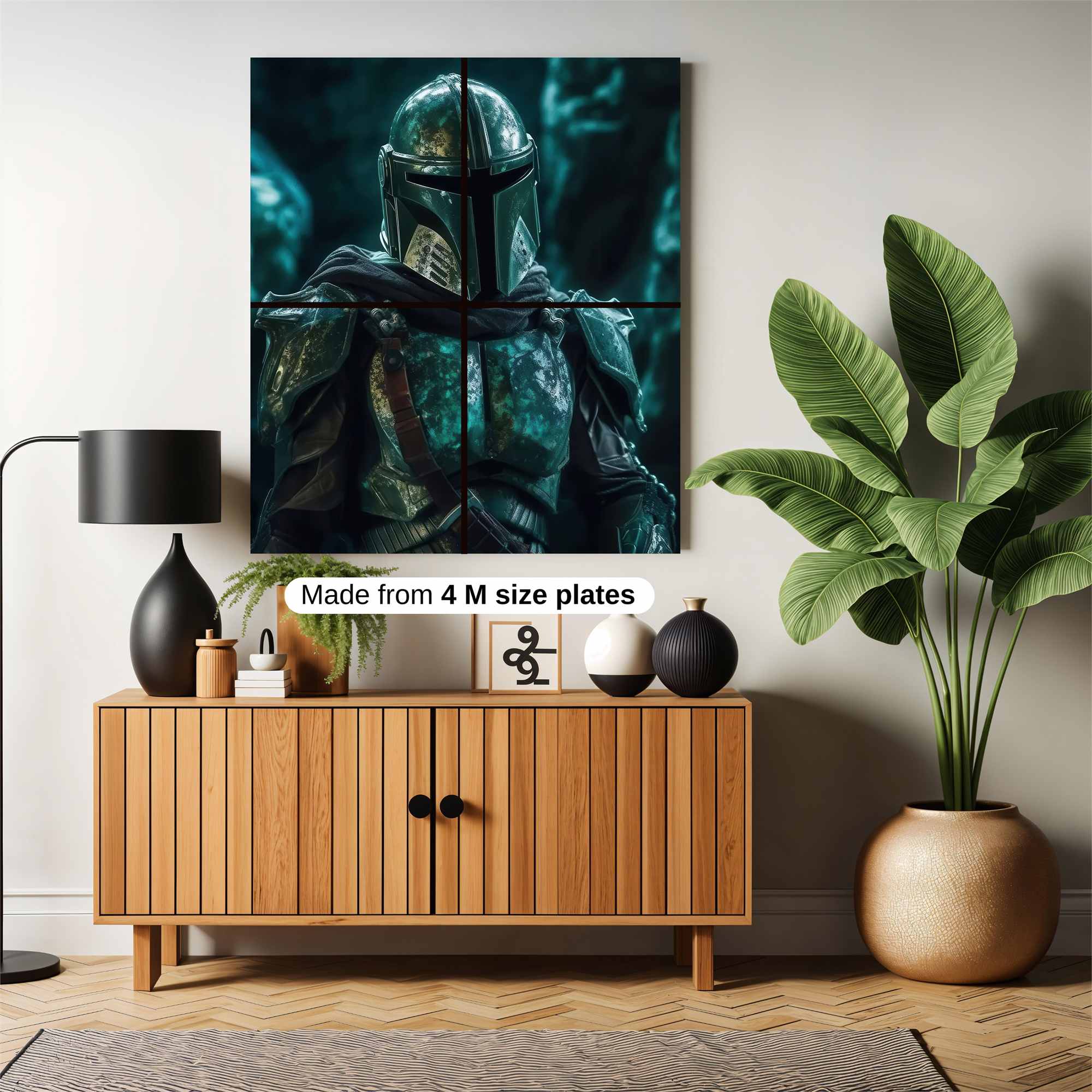 Mandalorian Mystique Safe Wall Magnetic / M