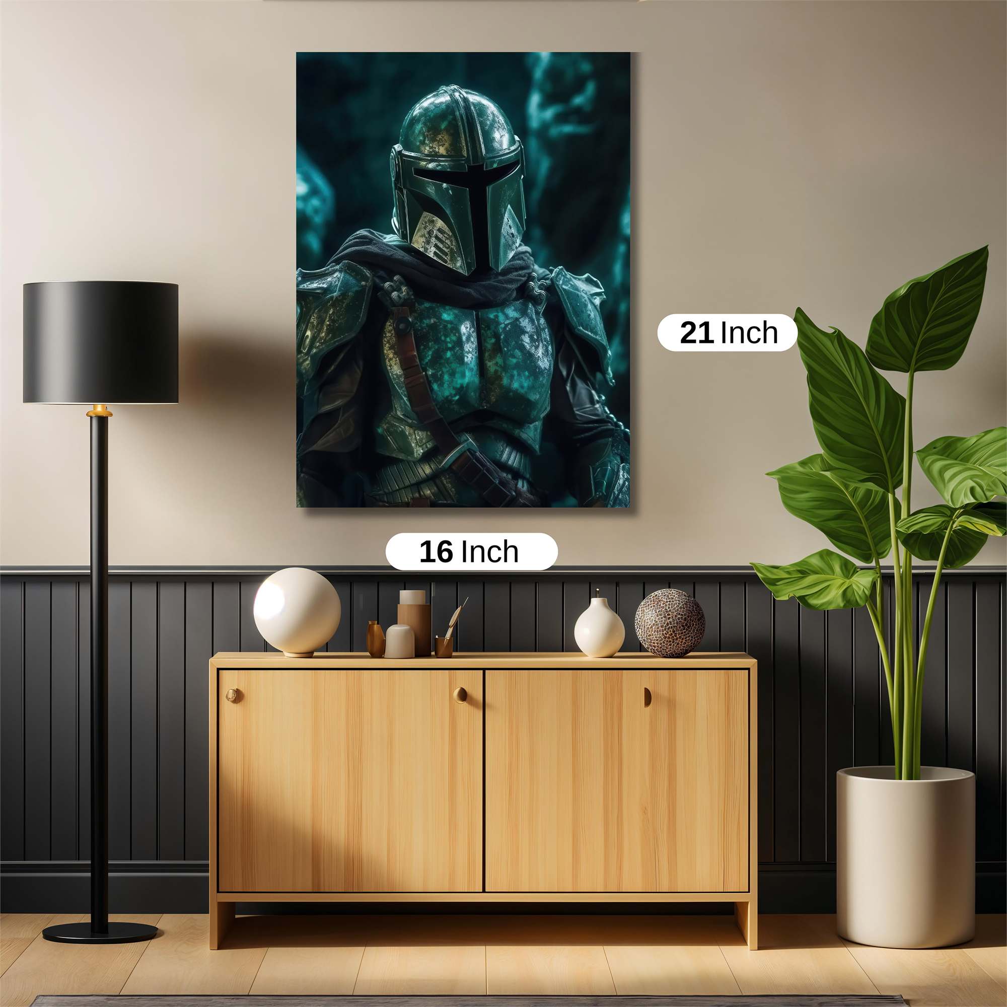 Mandalorian Mystique Safe Wall Magnetic / M