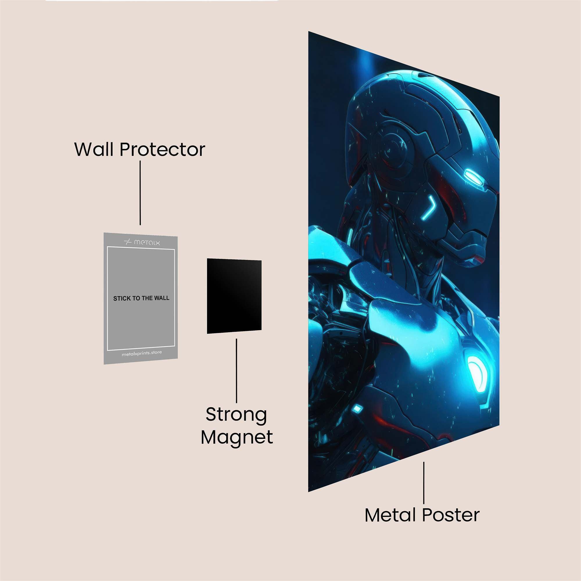 Iron Serenity Safe Wall Magnetic / M