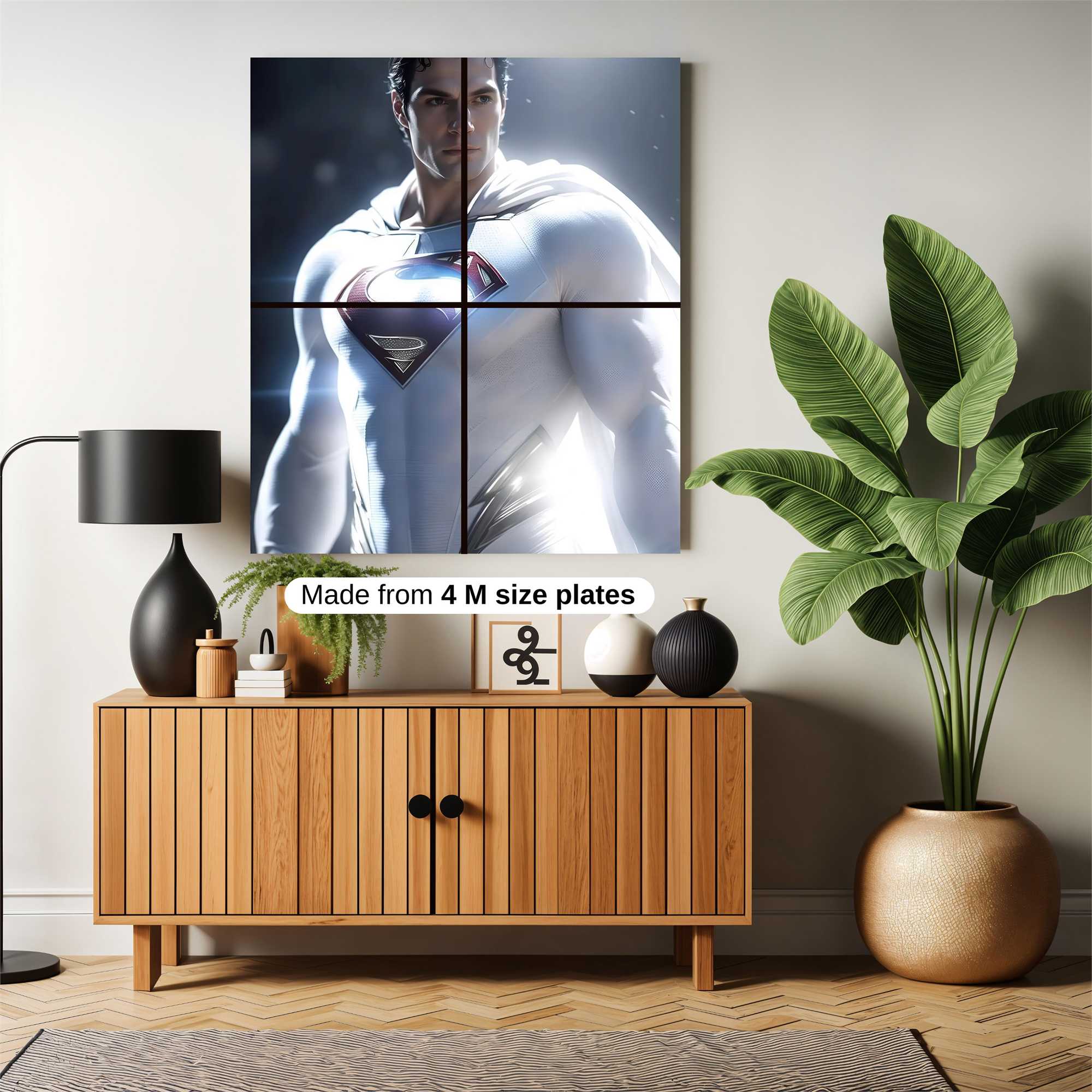 Superman Radiant Safe Wall Magnetic / M
