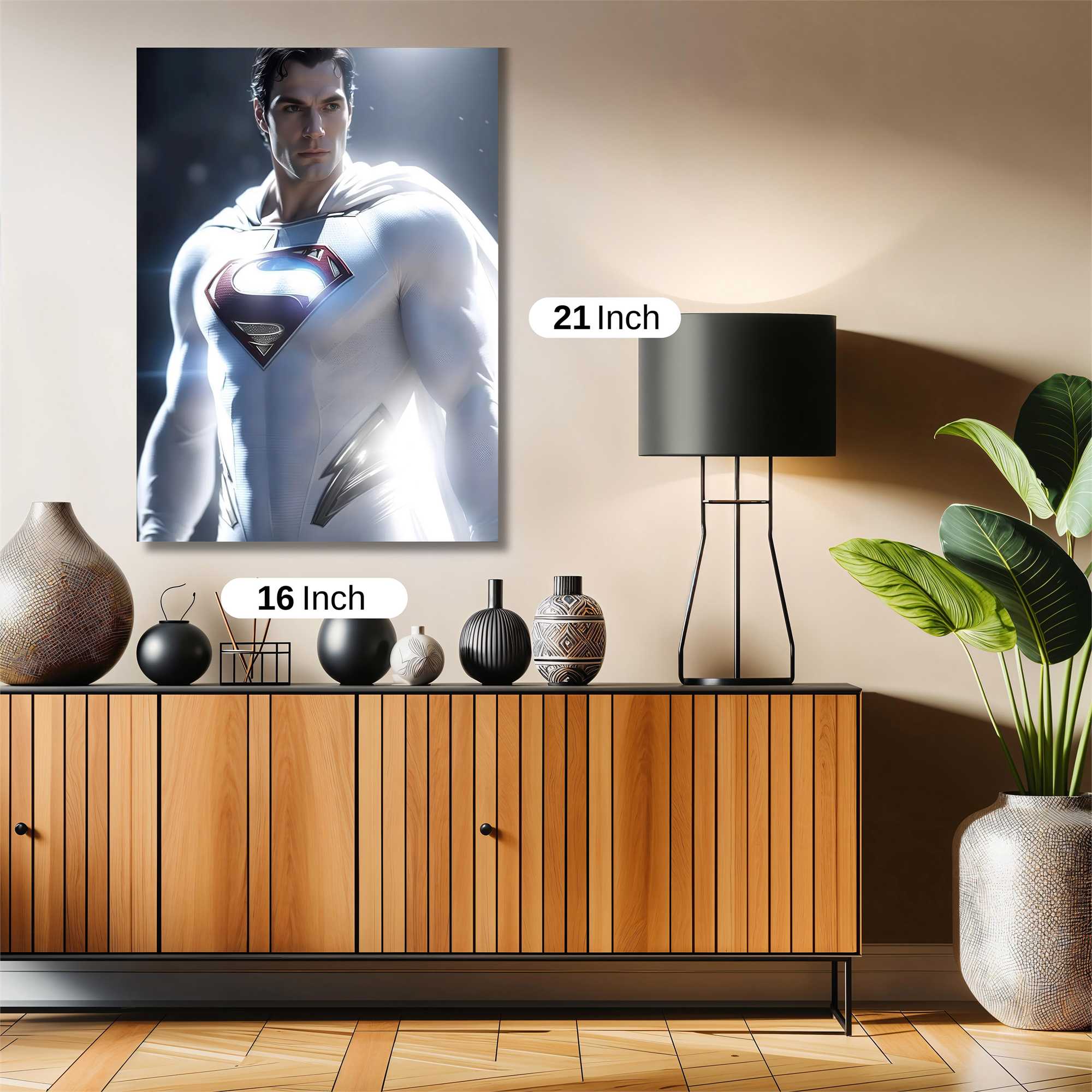 Superman Radiant Safe Wall Magnetic / M