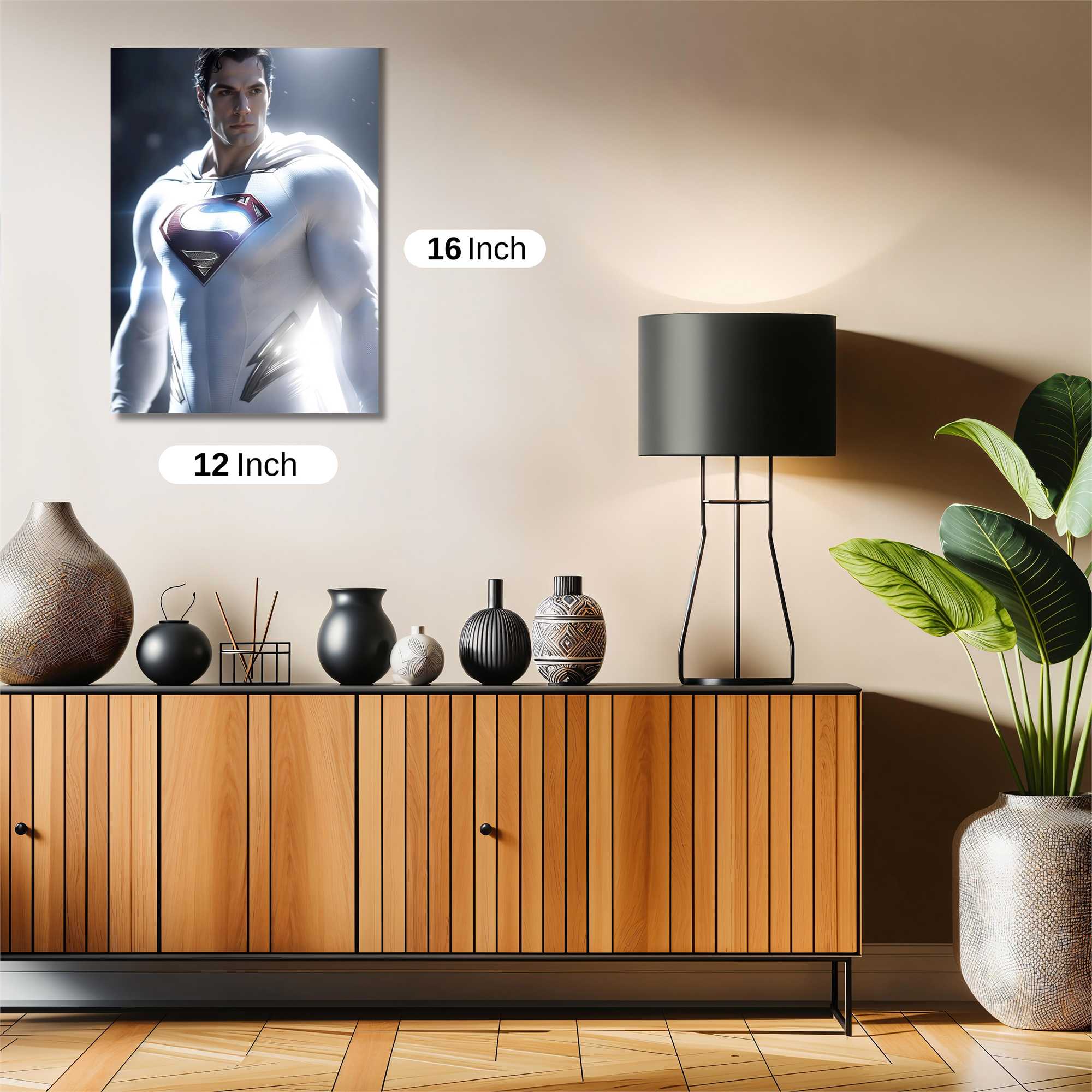 Superman Radiant Safe Wall Magnetic / M
