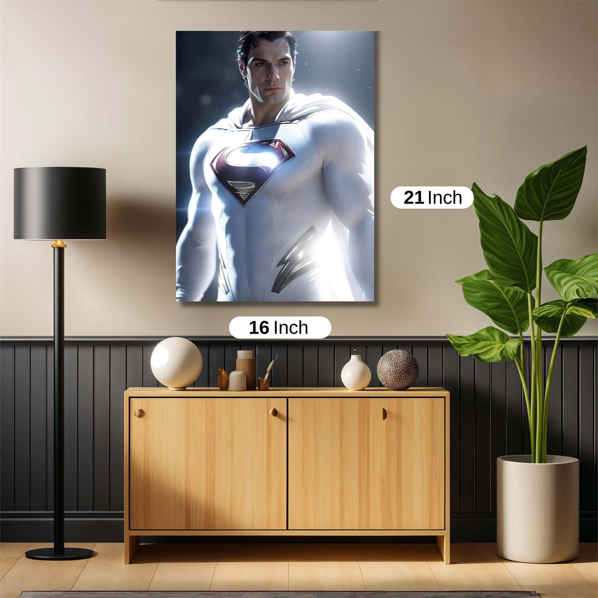 Superman Radiant Safe Wall Magnetic / M