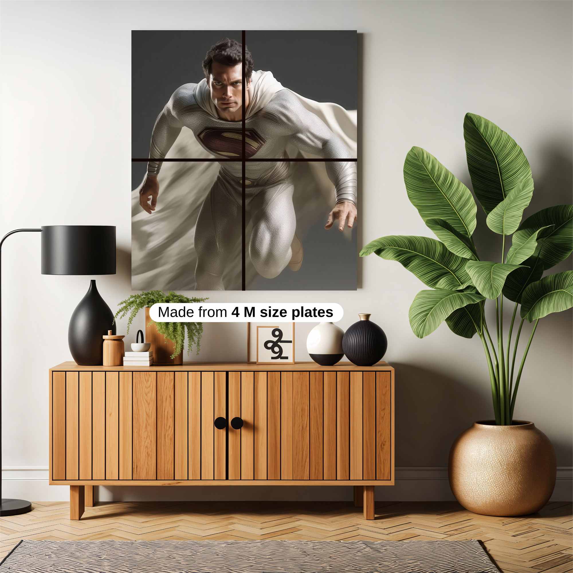 Superman Soaring Safe Wall Magnetic / M
