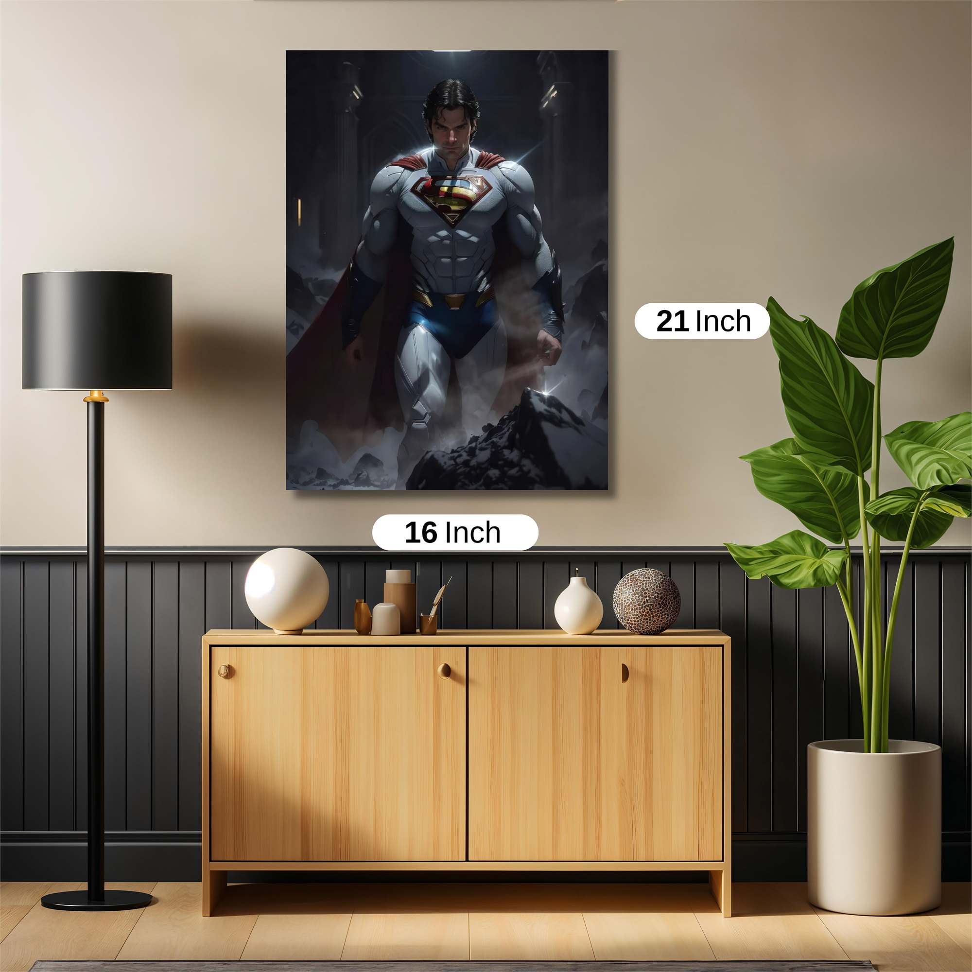 Superman Resolute Safe Wall Magnetic / M