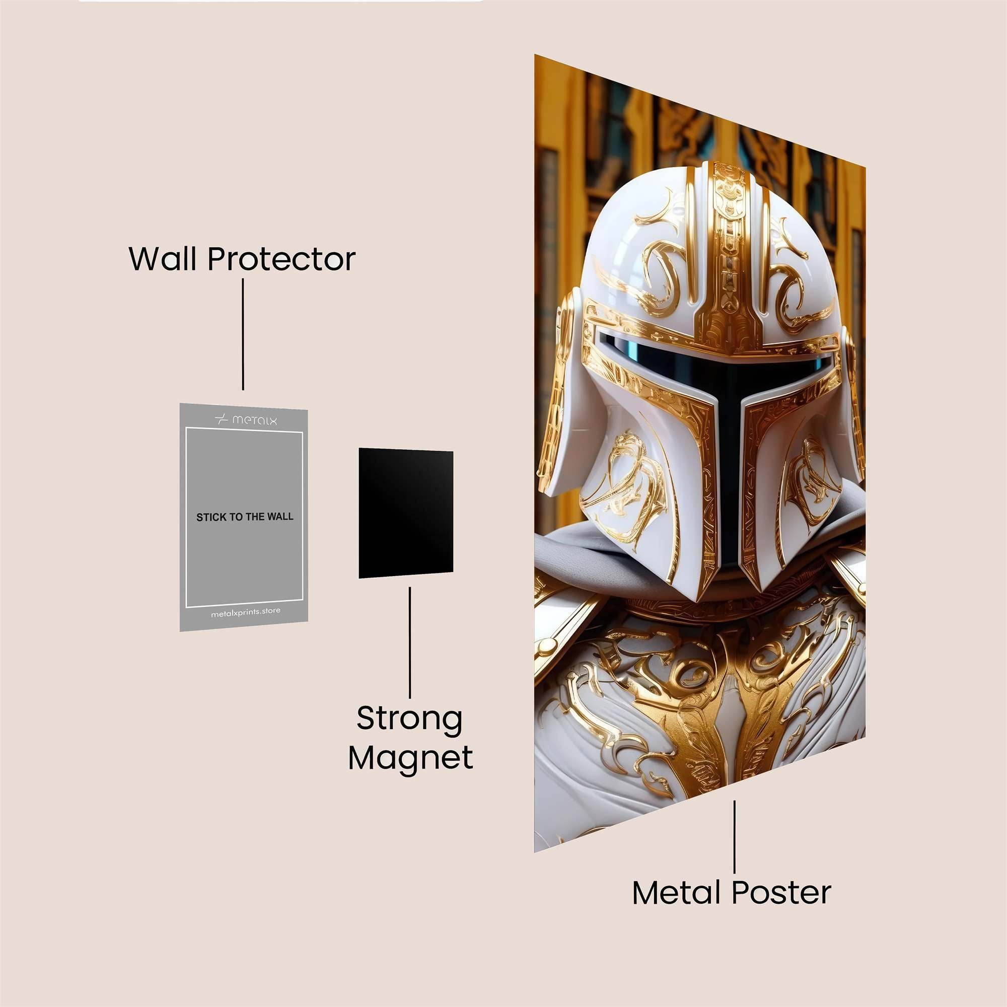 Mandalorian Regal Safe Wall Magnetic / M