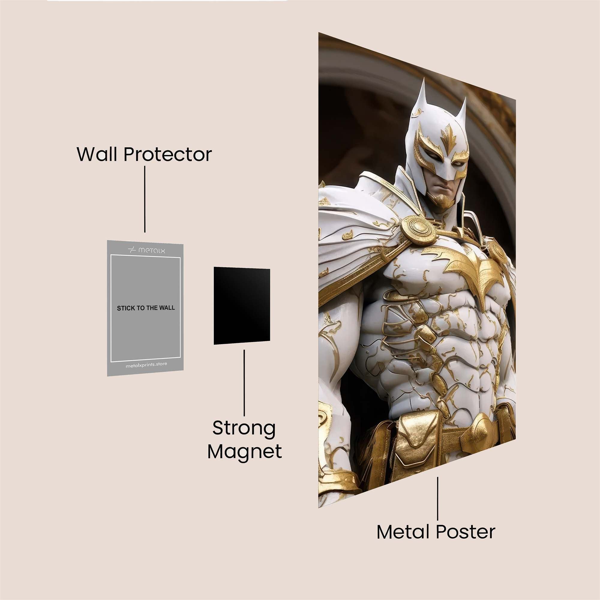Golden Majesty Safe Wall Magnetic / M