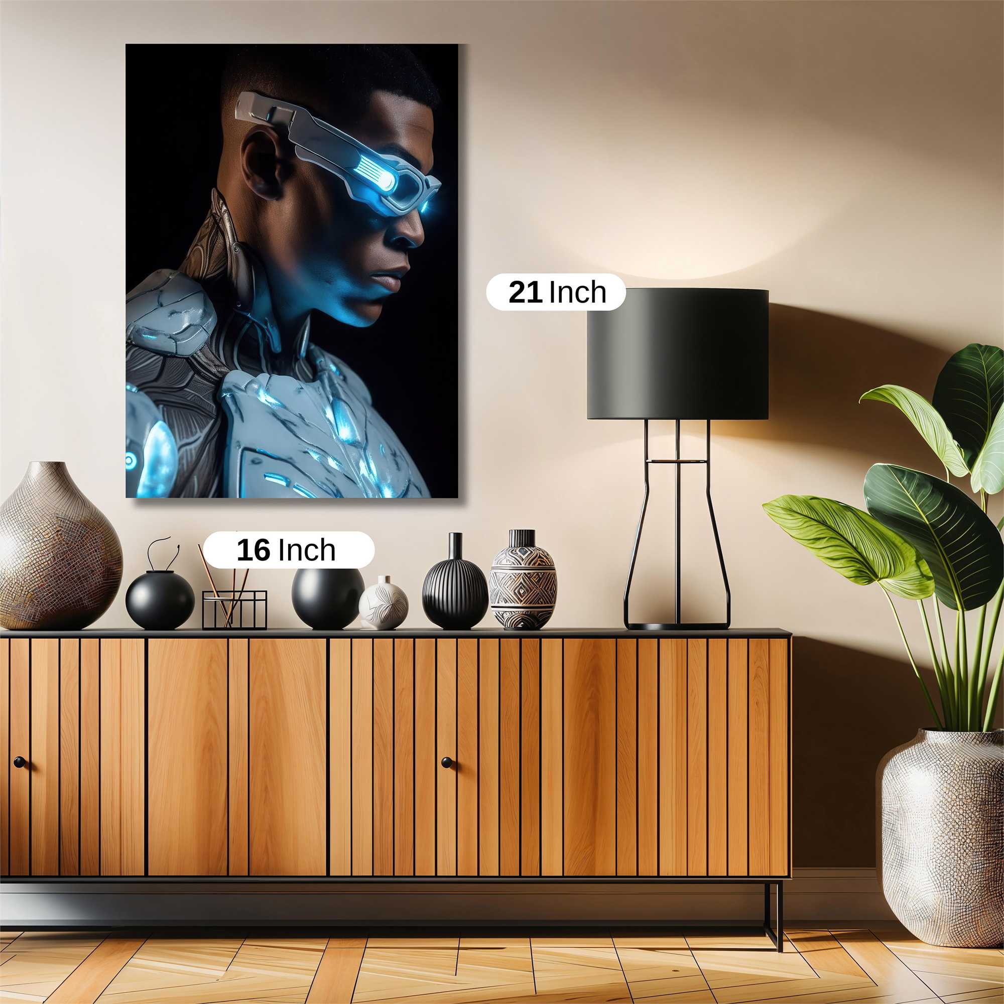 Cyber Sleek Safe Wall Magnetic / M