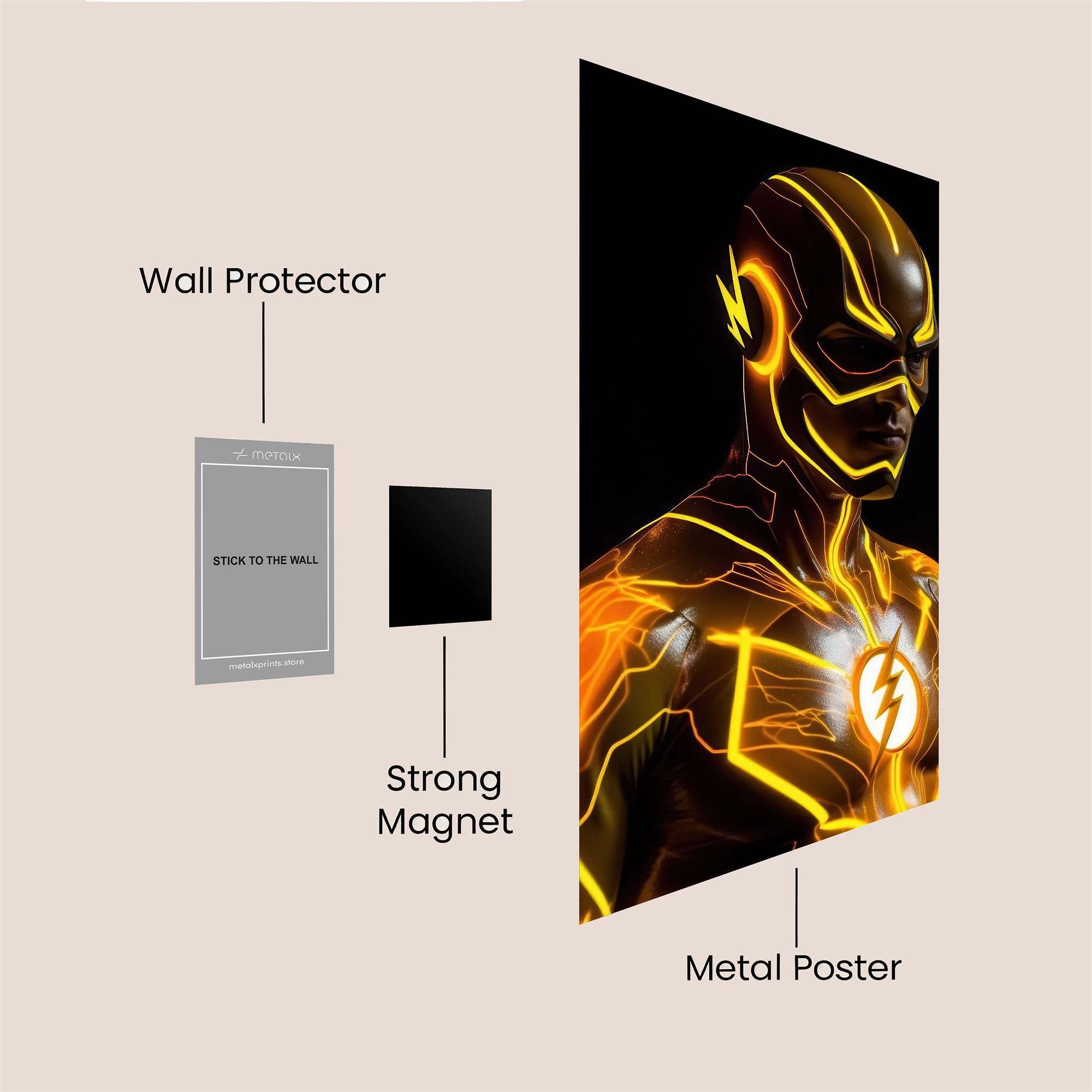 Flash Radiant Safe Wall Magnetic / M
