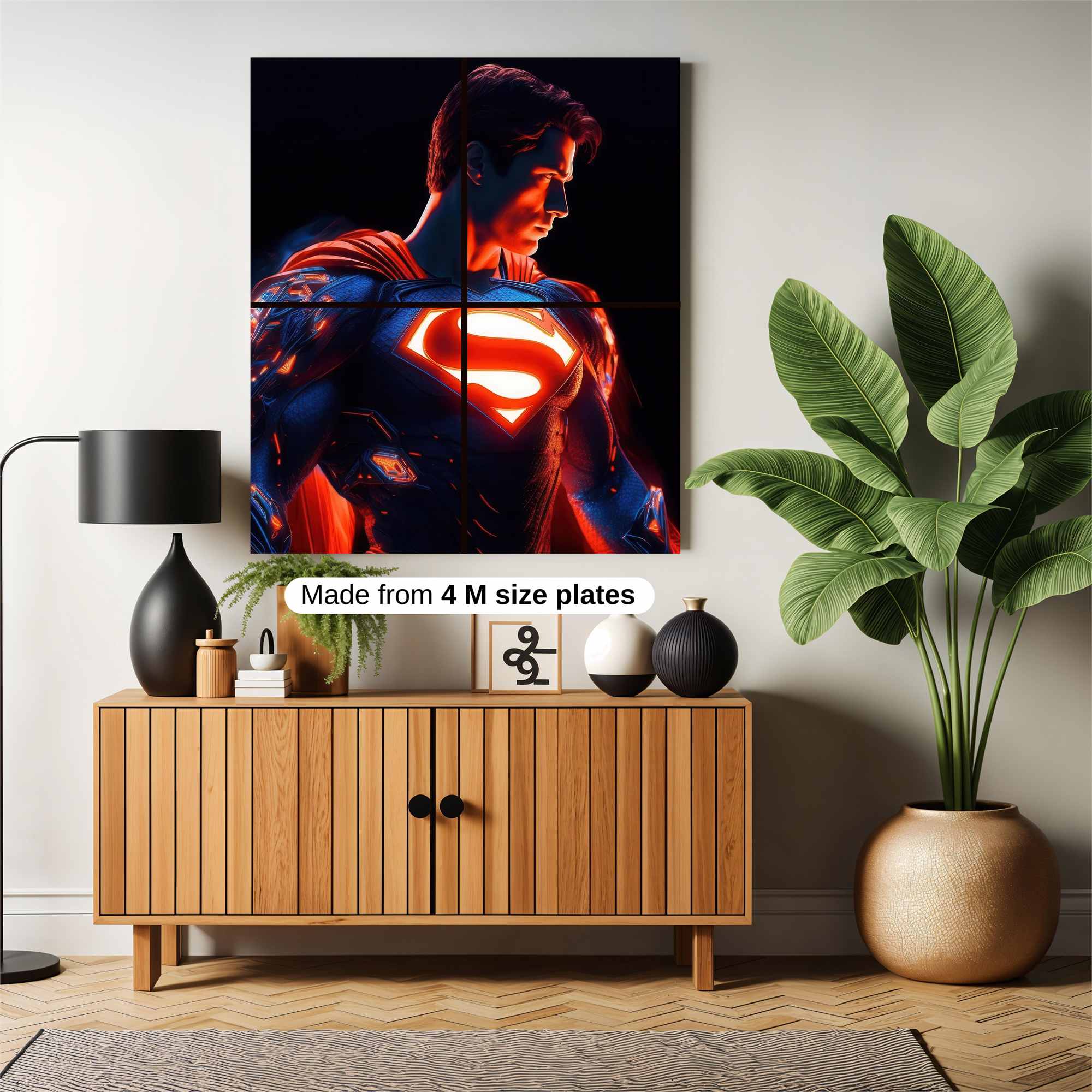 Superman Radiant Safe Wall Magnetic / M