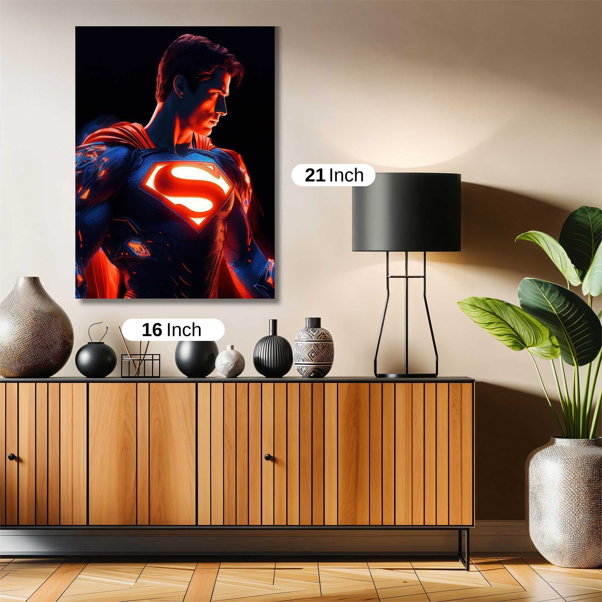 Superman Radiant Safe Wall Magnetic / M