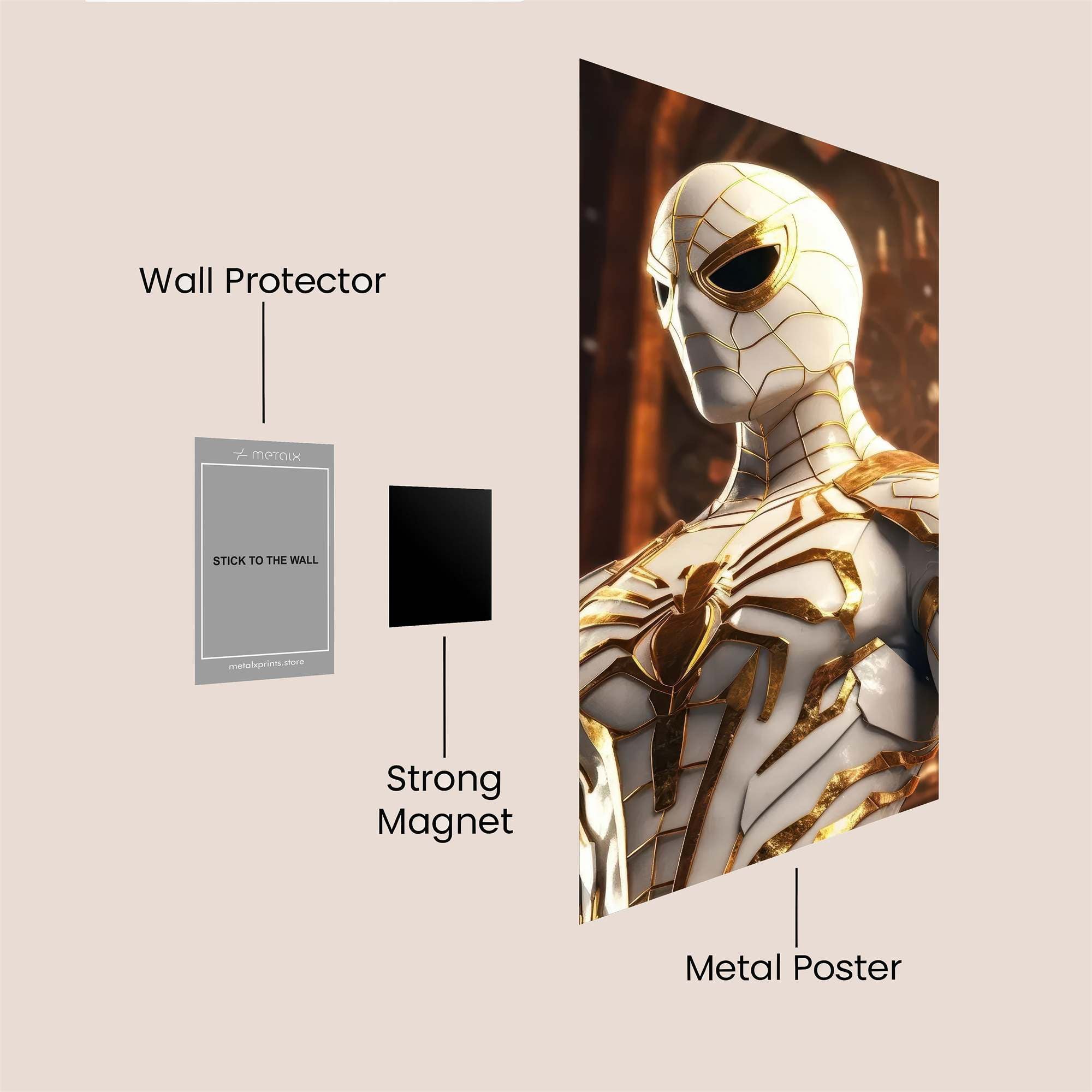 Spider Radiant Safe Wall Magnetic / M