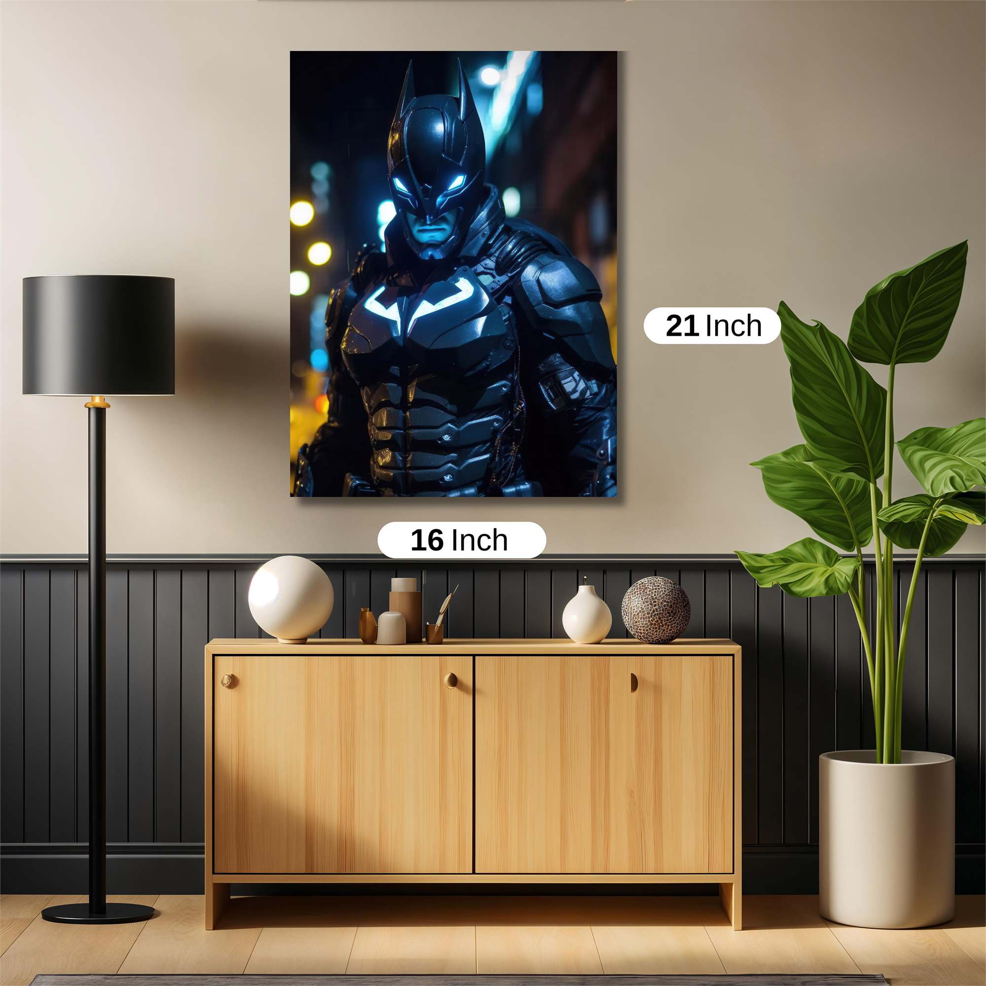 Batman Brooding Safe Wall Magnetic / M