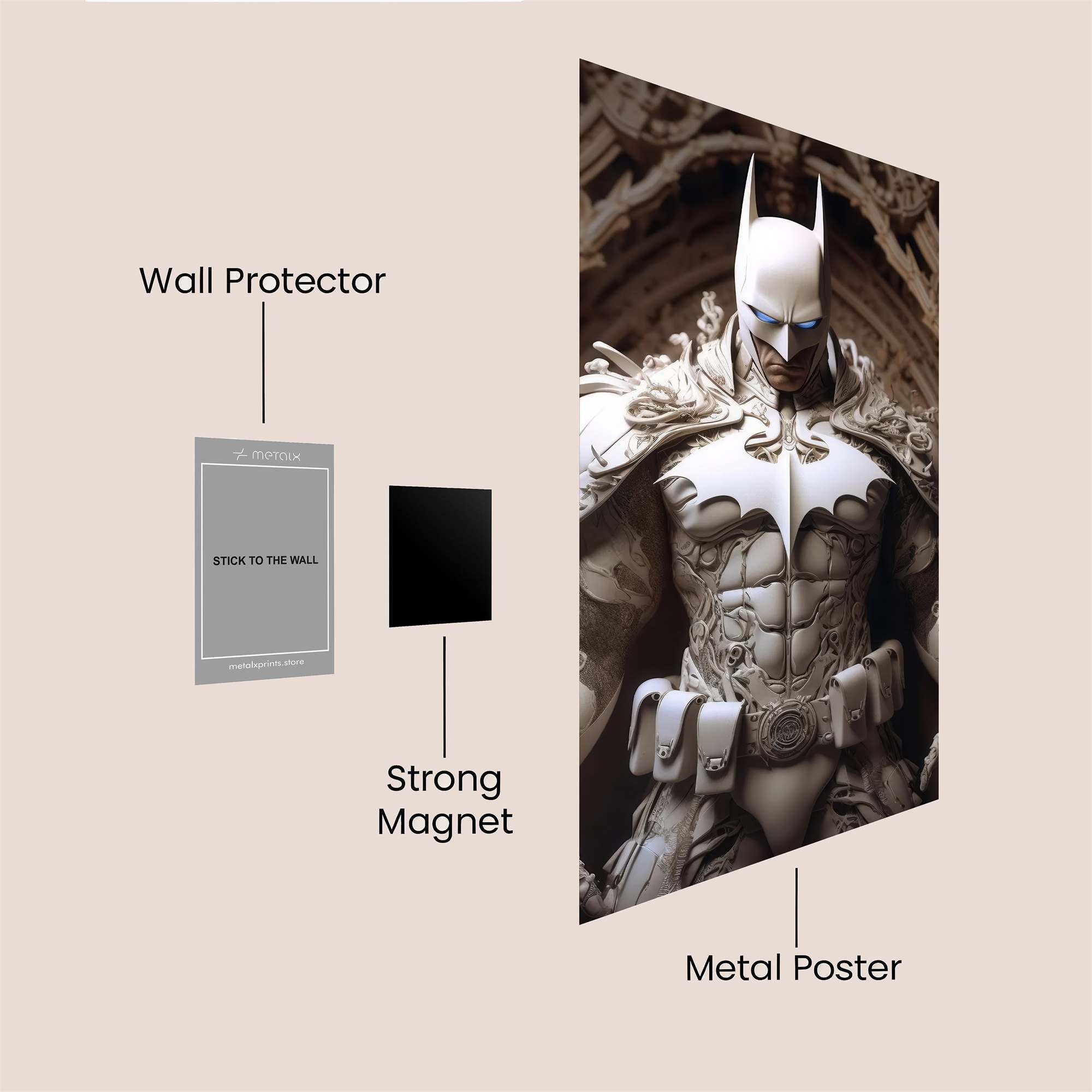 Batman Gothic Safe Wall Magnetic / M