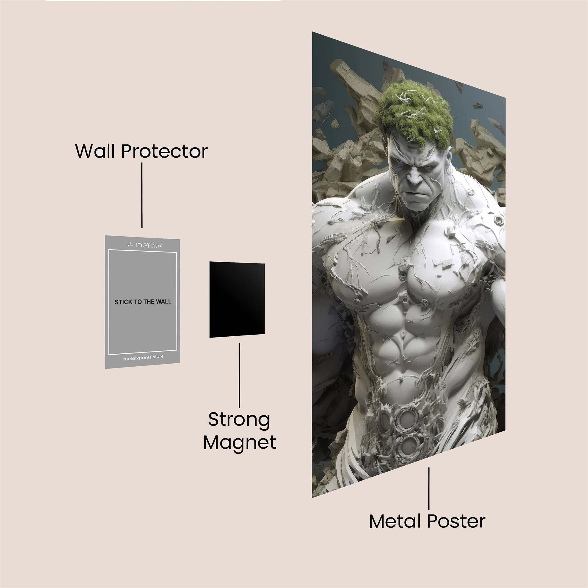 Hulk Resurgence Safe Wall Magnetic / M