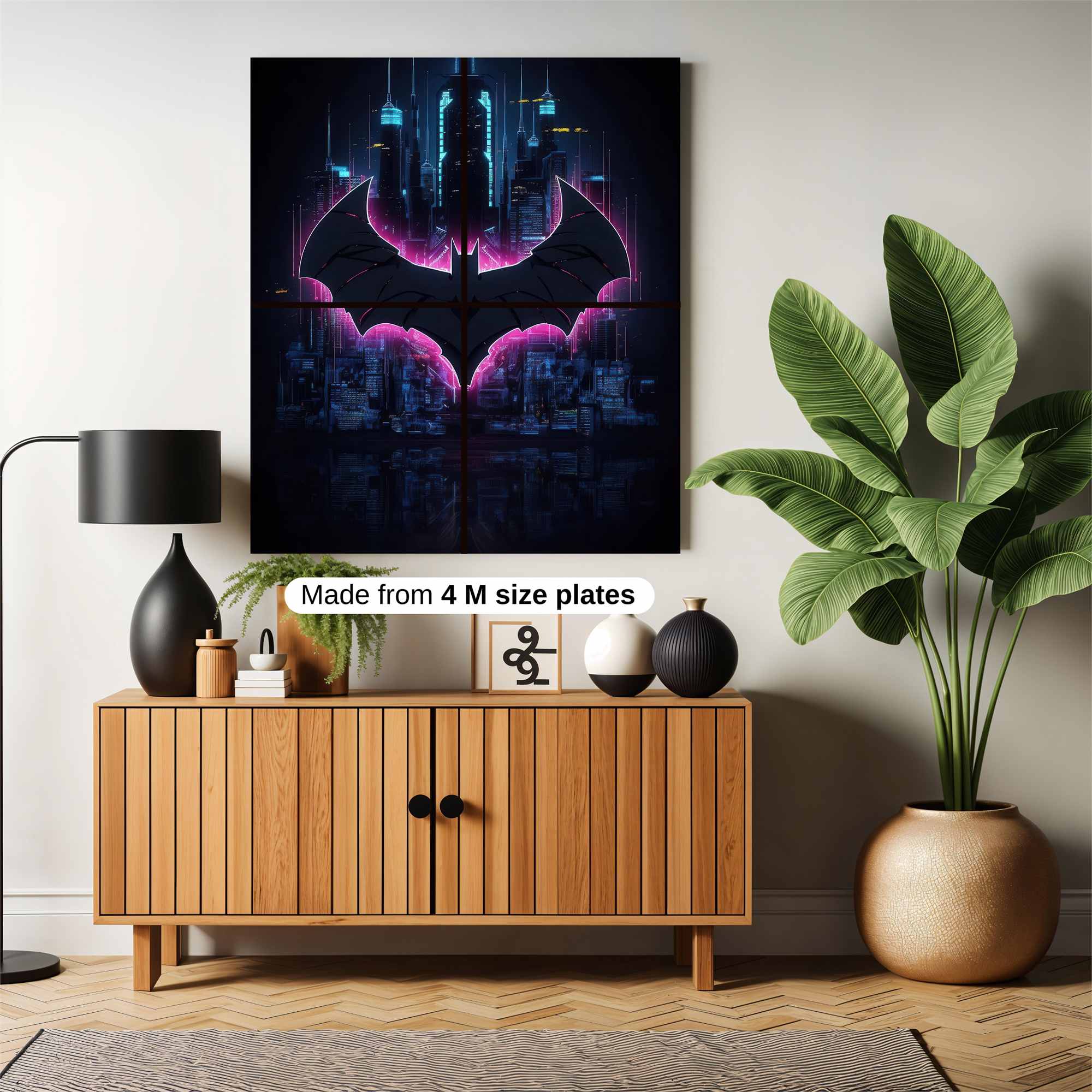 Batman Neon Safe Wall Magnetic / M
