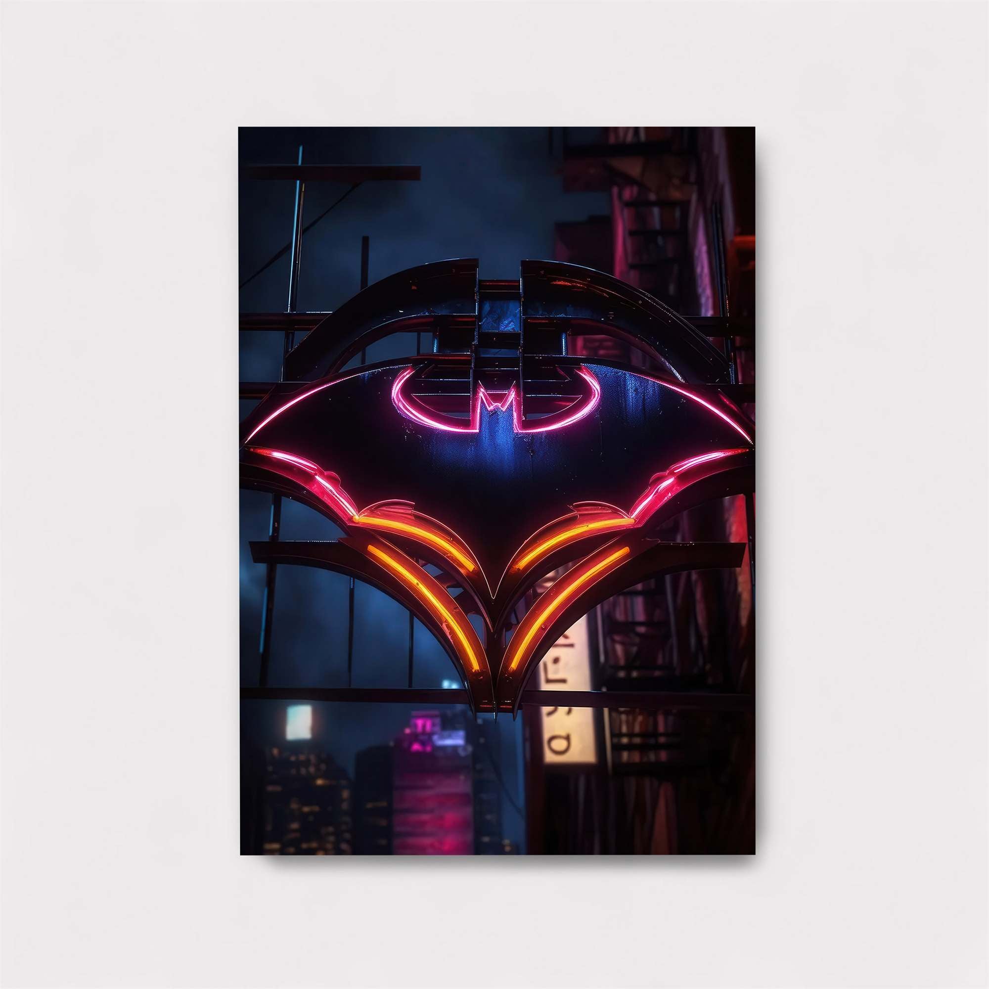 Batman Neon Safe Wall Magnetic / M