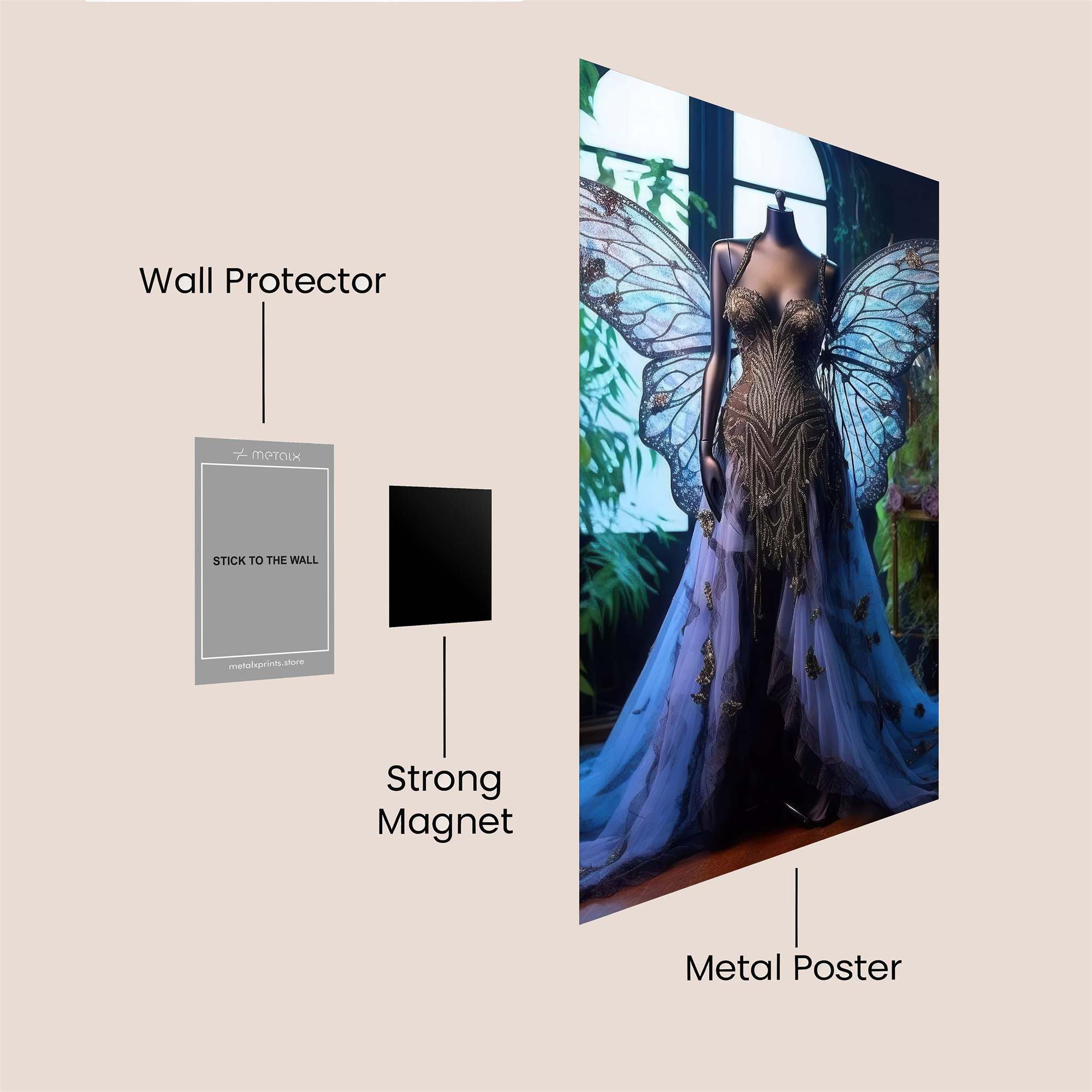 Fairy Enchantment Safe Wall Magnetic / M