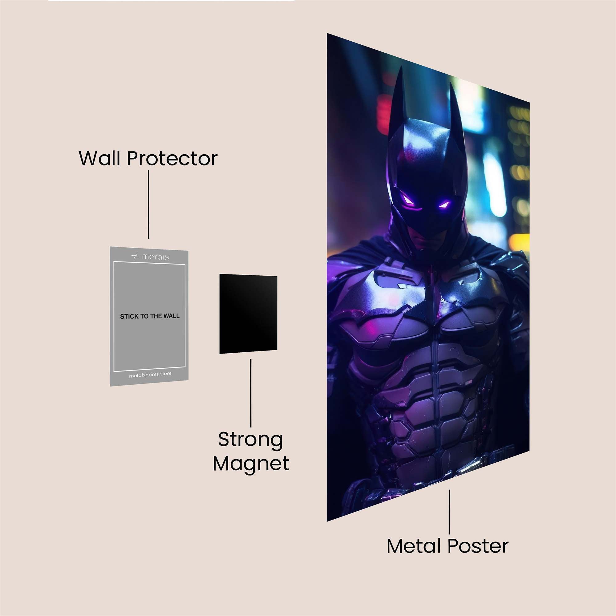Batman Enigmatic Safe Wall Magnetic / M