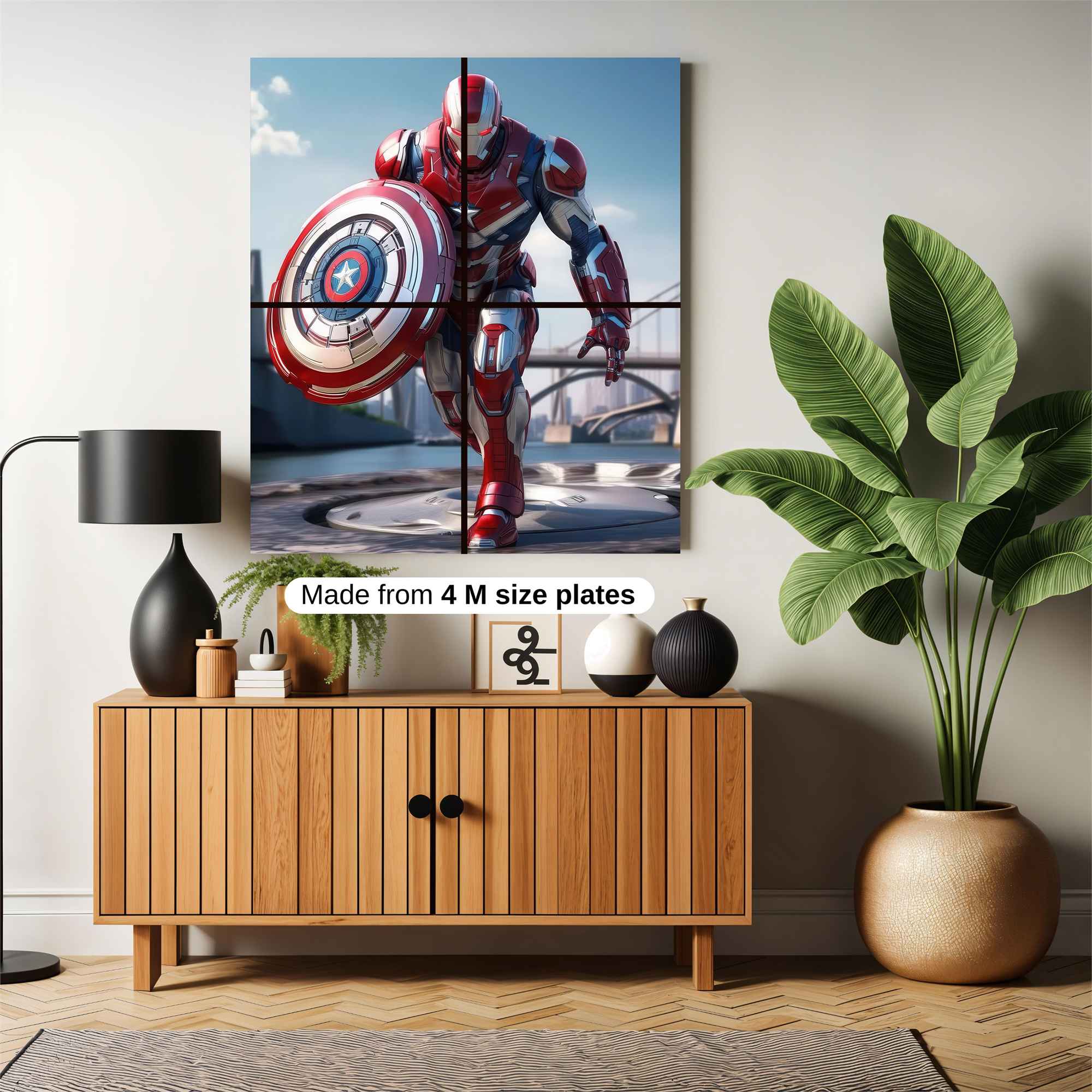 IronPatriot Heroic Safe Wall Magnetic / M