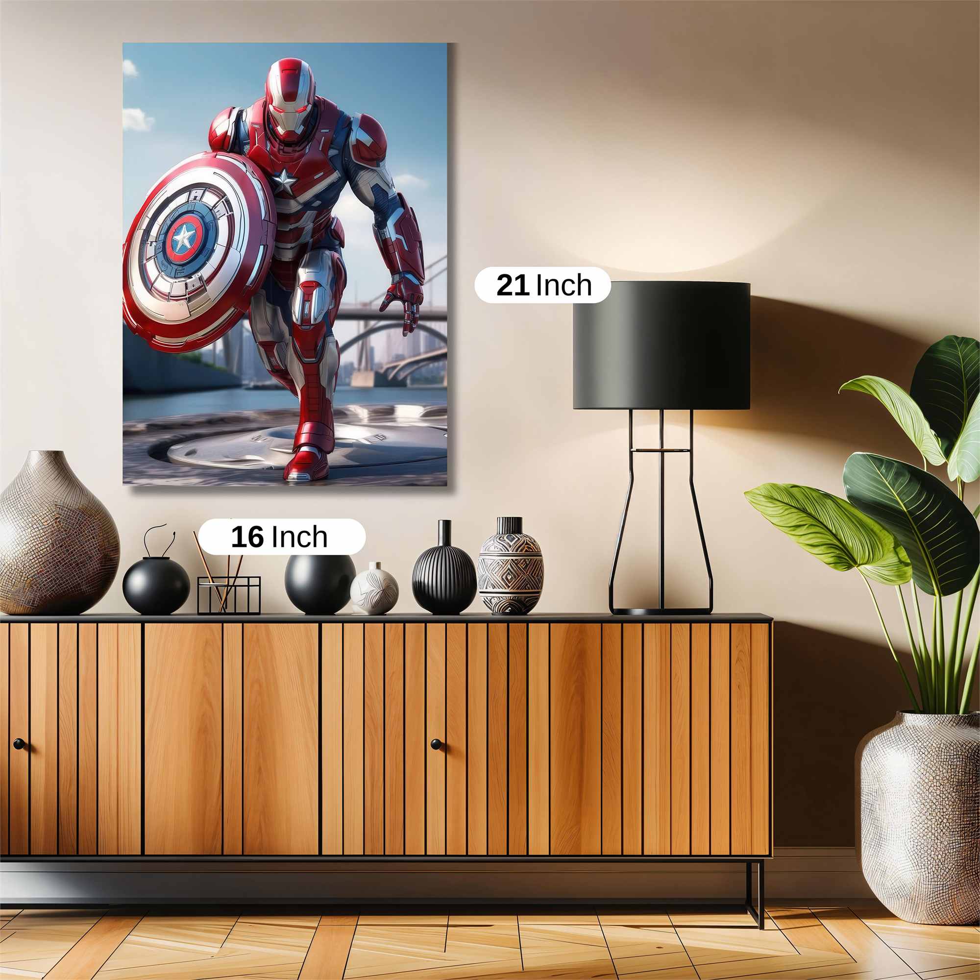 IronPatriot Heroic Safe Wall Magnetic / M