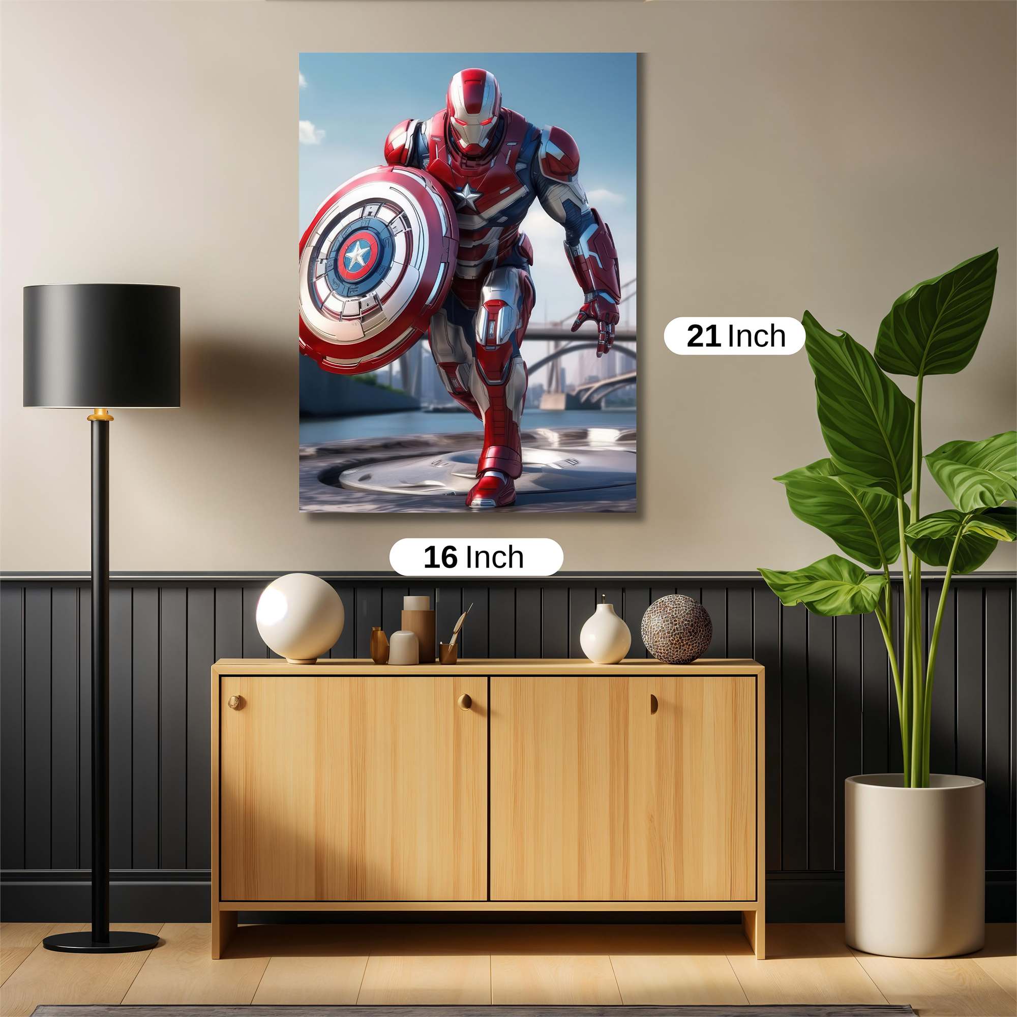 IronPatriot Heroic Safe Wall Magnetic / M