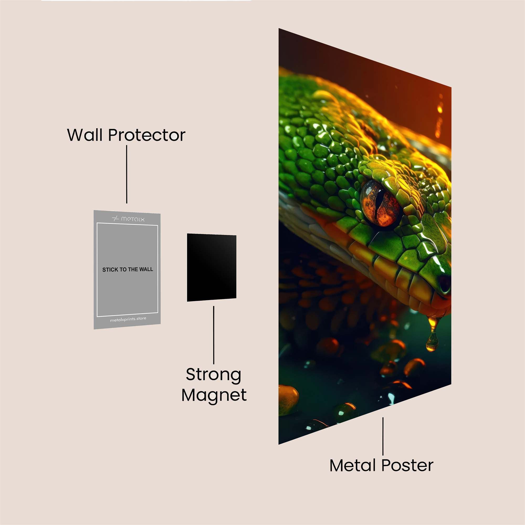 Emerald Enigma Safe Wall Magnetic / M