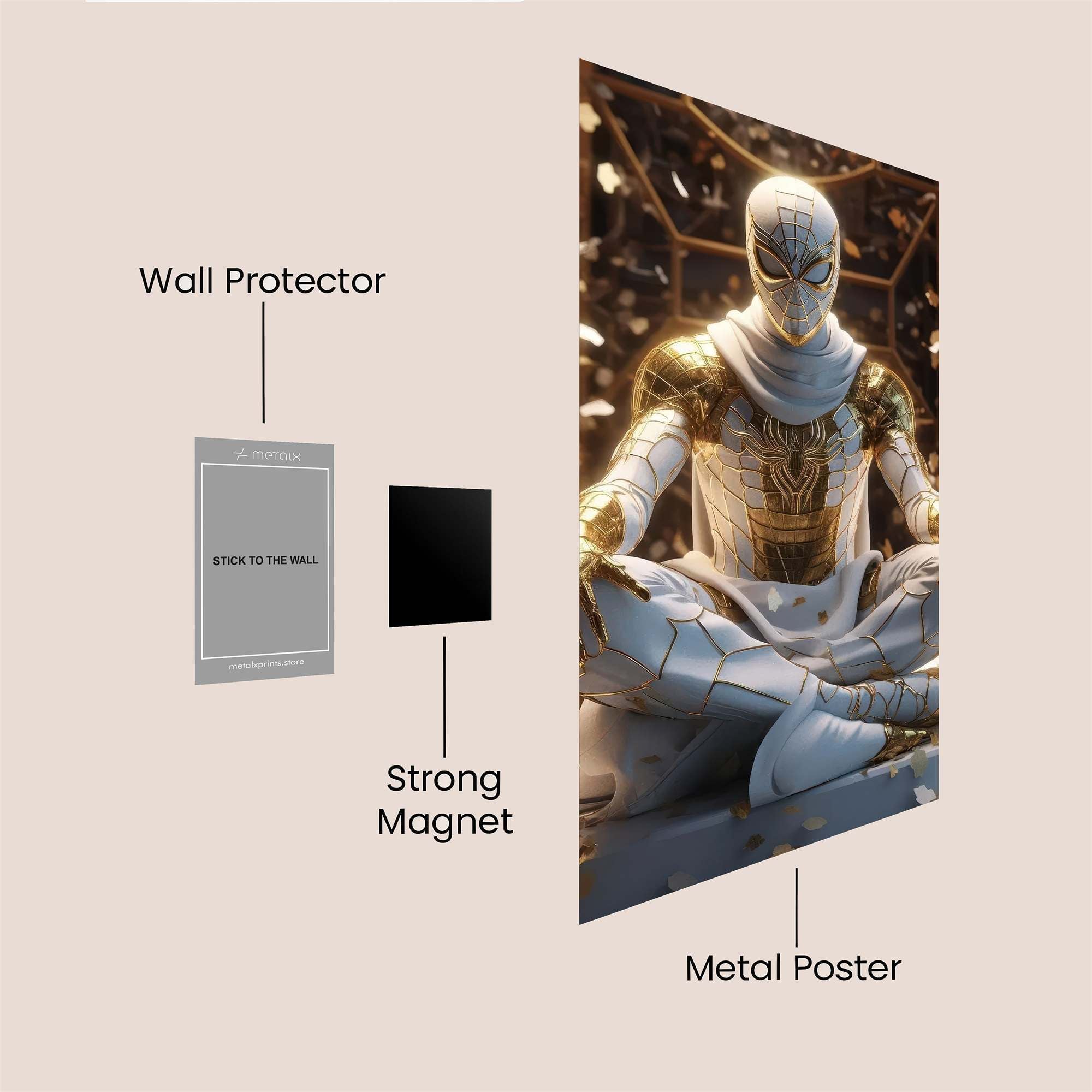 Spider Serenity Safe Wall Magnetic / M