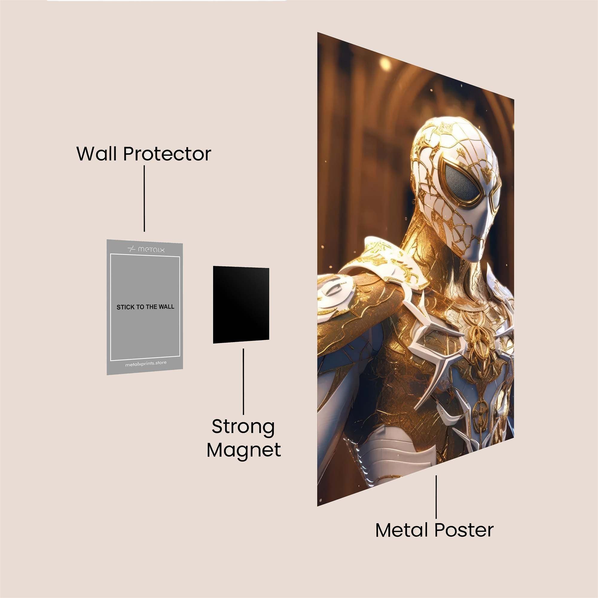 Spider Radiant Safe Wall Magnetic / M